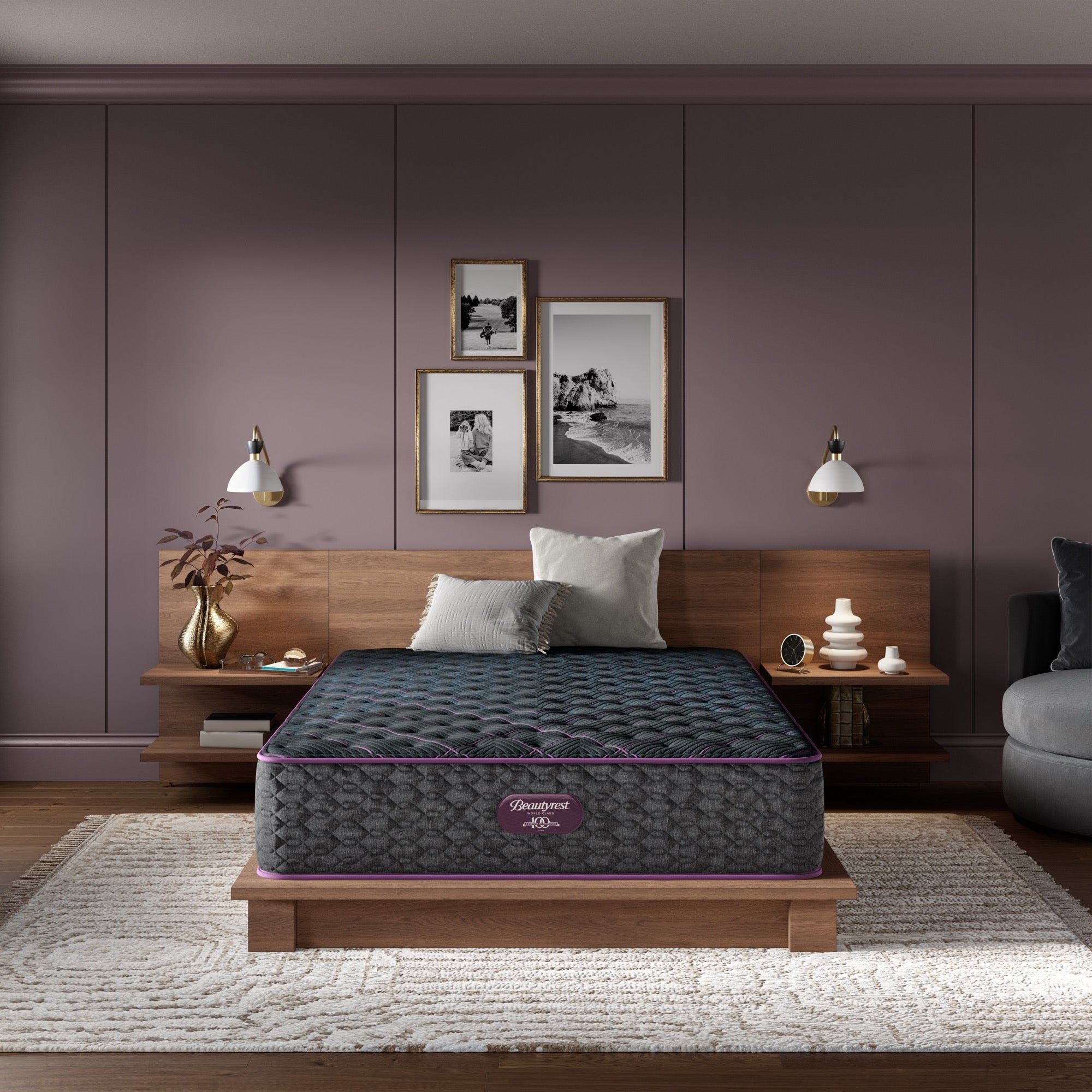Beautyrest World Class Level 3 Extra Firm King Mattress - Adams Furniture
