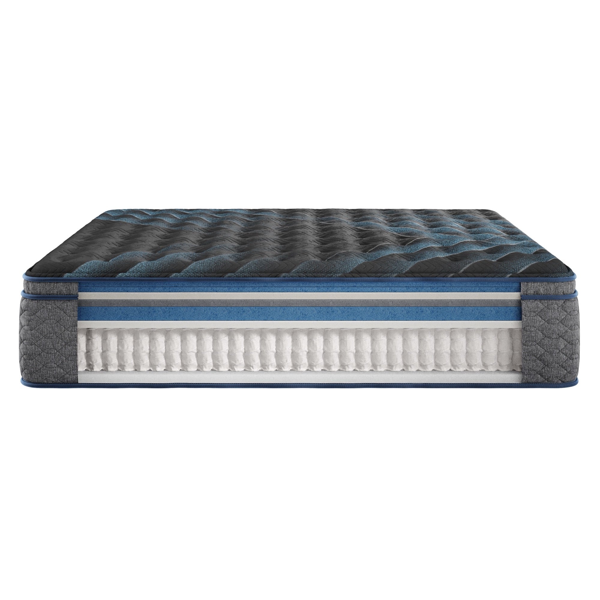 Beautyrest World Class Level 4 Firm Pillow Top King Mattress - Adams Furniture