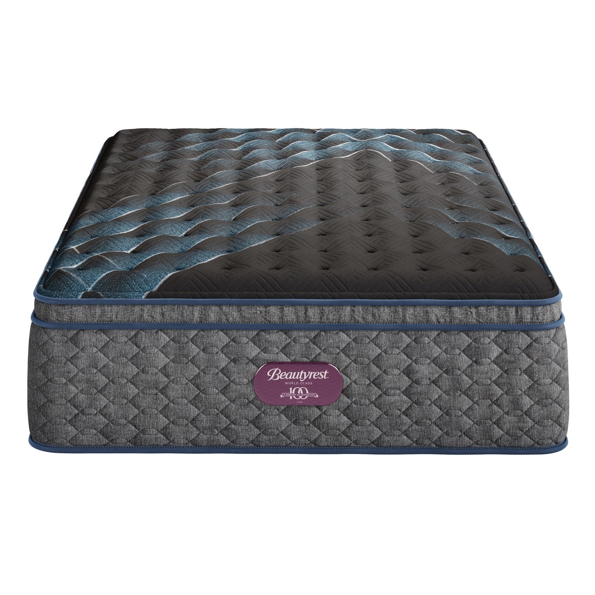 Beautyrest World Class Level 4 Firm Pillow Top King Mattress - Adams Furniture