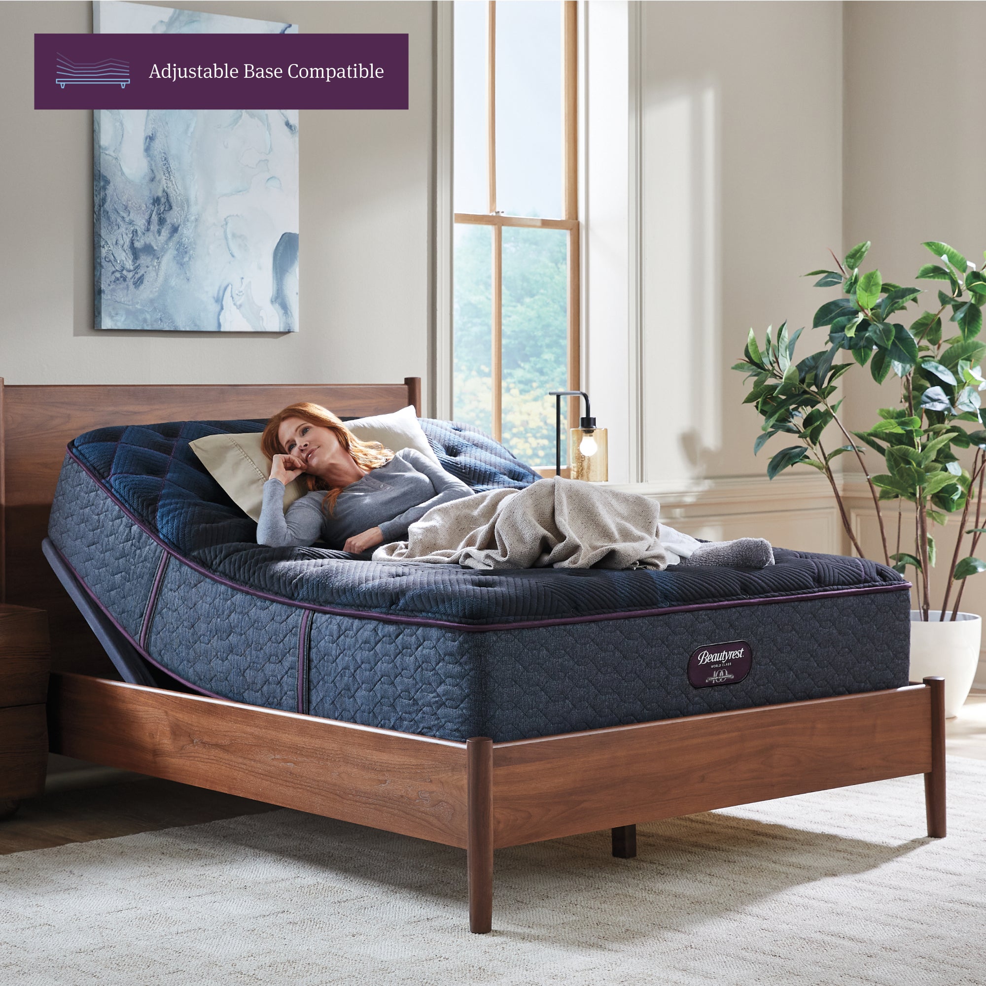 Beautyrest World Class Level 3 Extra Firm King Mattress - Adams Furniture