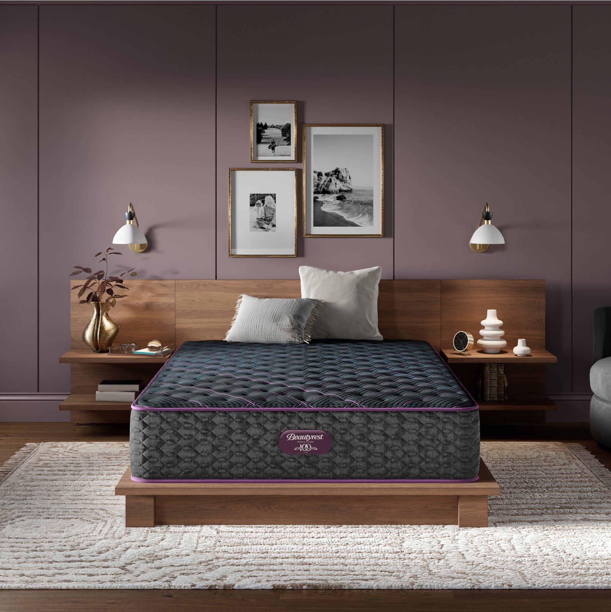Beautyrest World Class Level 3 Extra Firm King Mattress - Adams Furniture