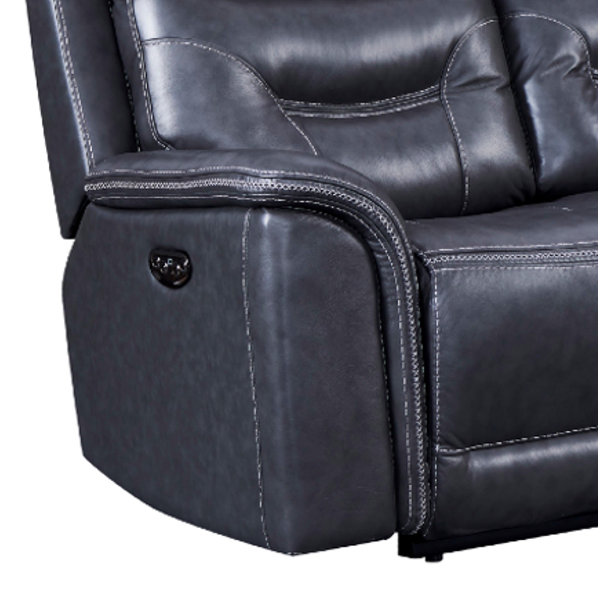 Bullard Power Reclining Leather Sofa