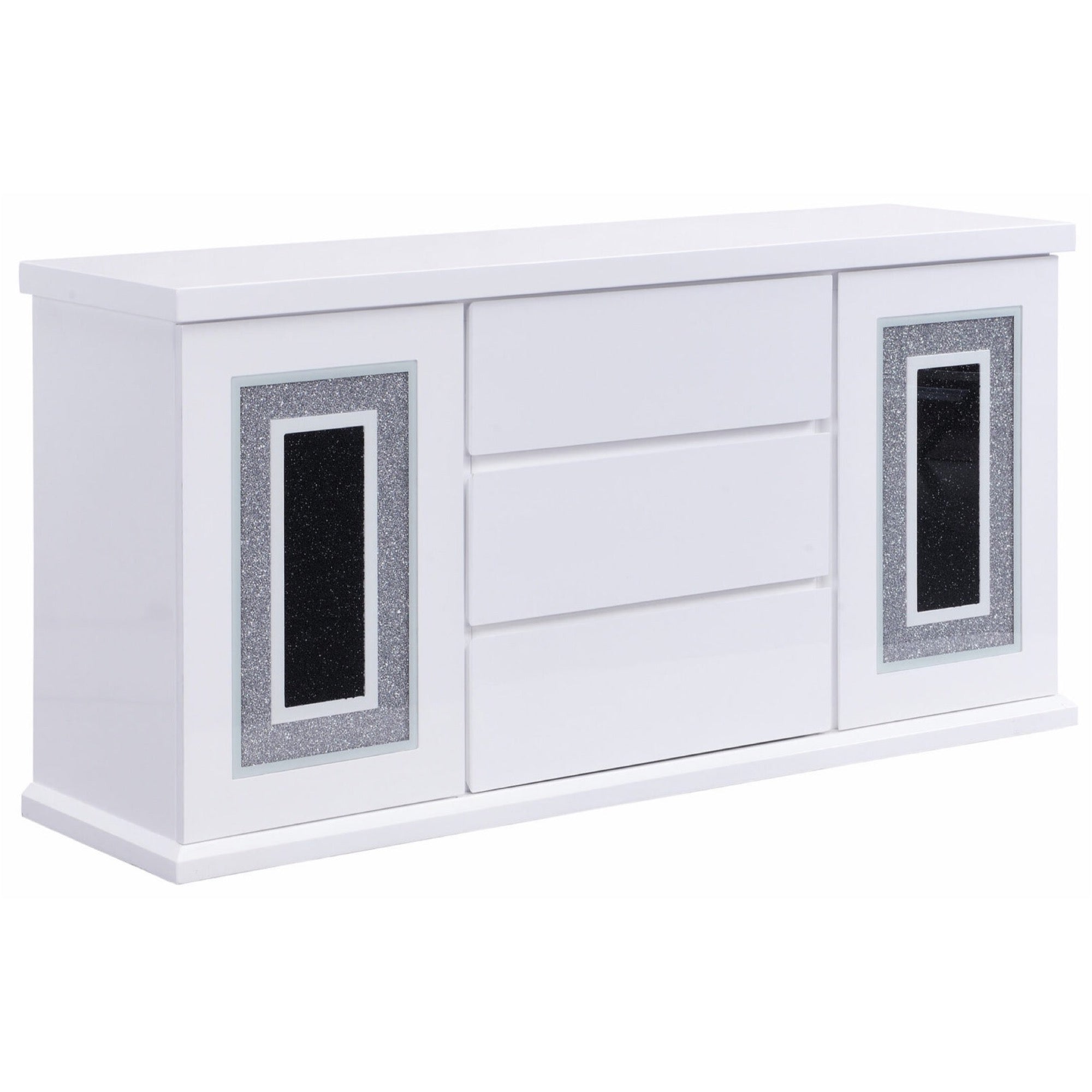 Lily White Buffet - Adams Furniture
