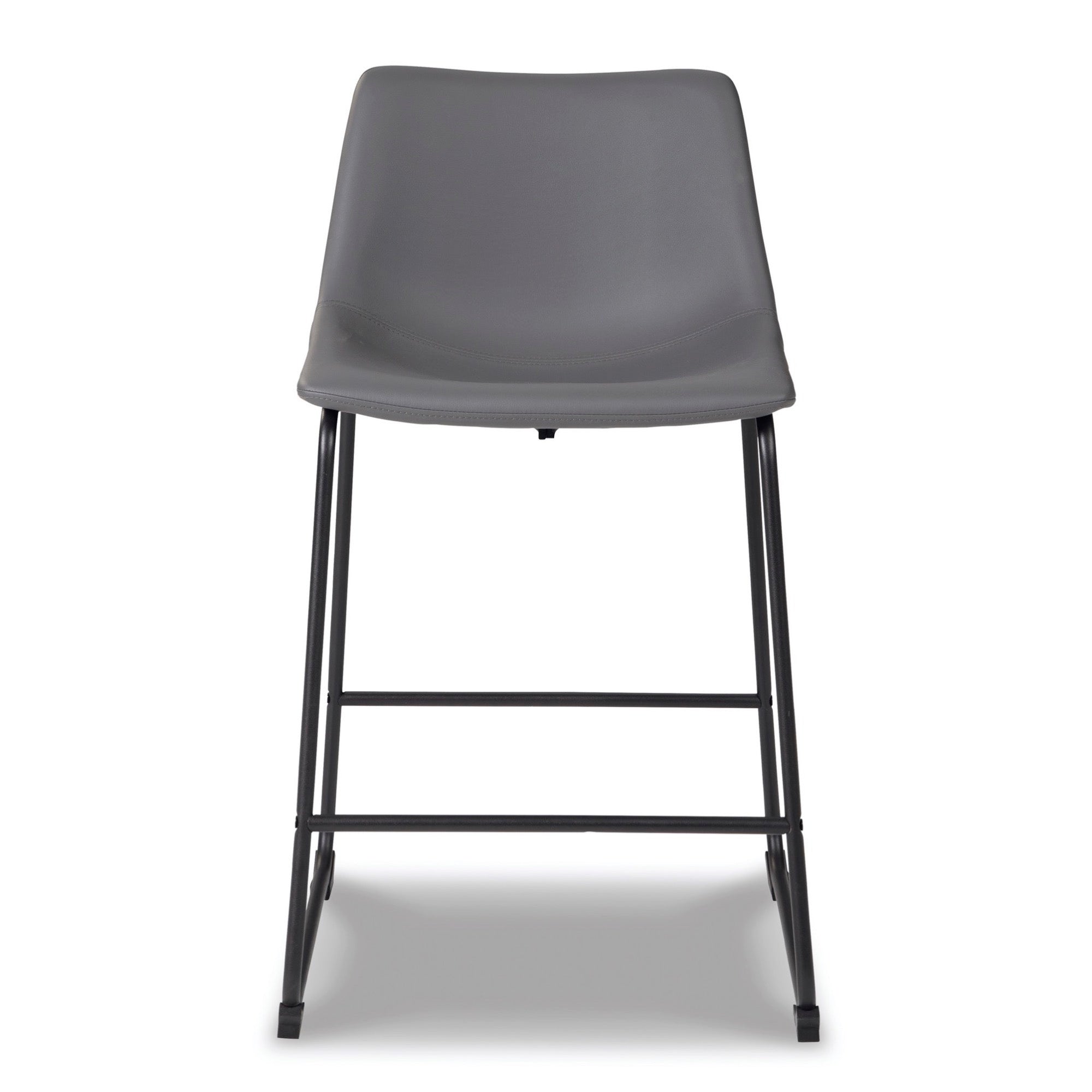 Grey Upholstered Barstool (Set of 2) - Adams Furniture