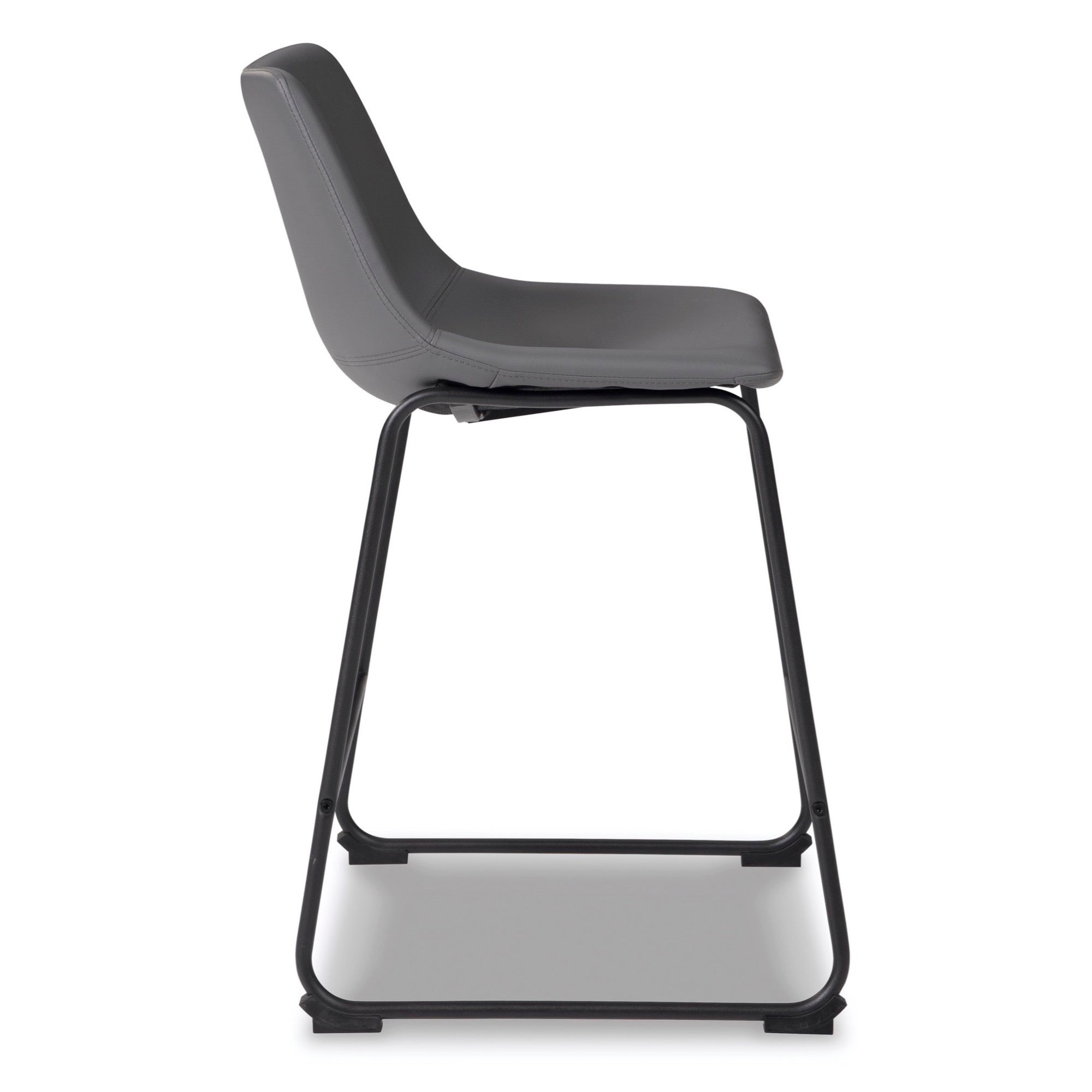 Grey Upholstered Barstool (Set of 2) - Adams Furniture