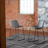 Grey Upholstered Barstool (Set of 2) - Adams Furniture