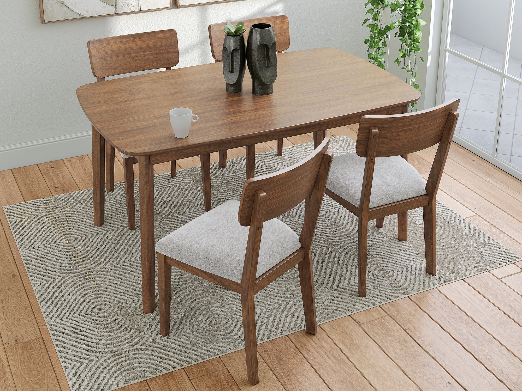Caden 5 Piece Dining Set - Adams Furniture