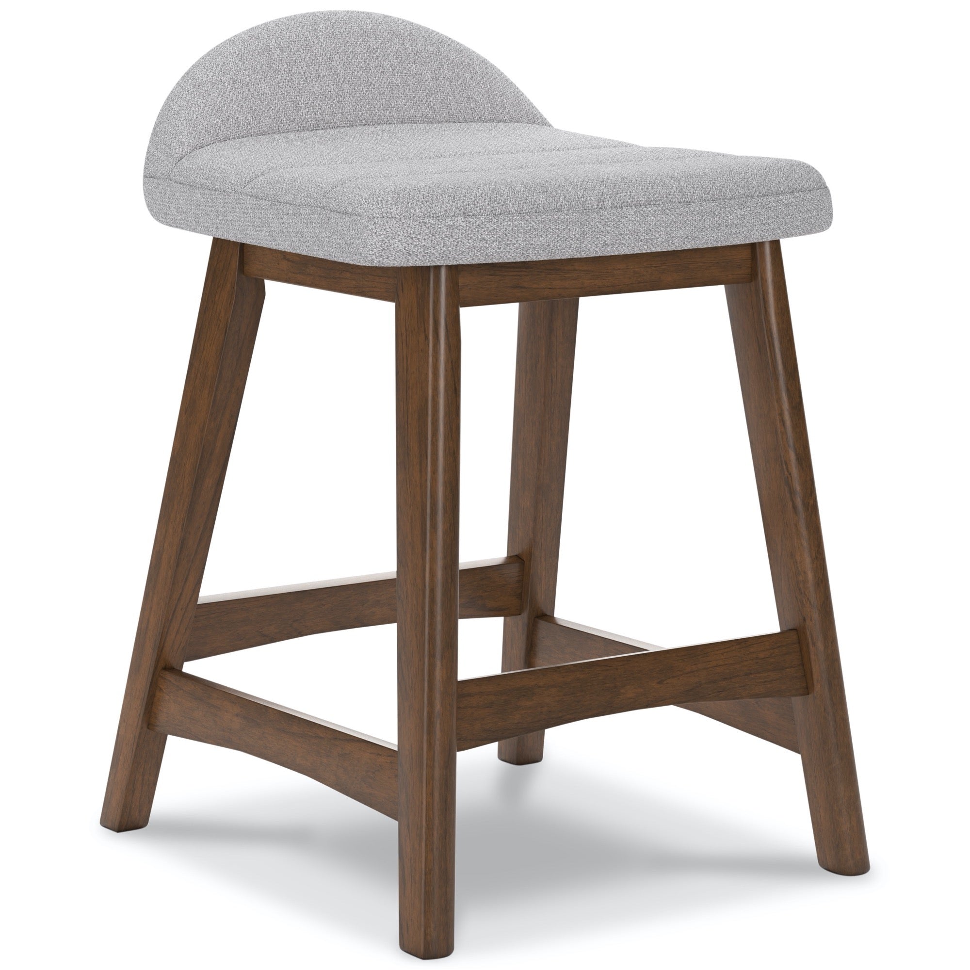 Lyncott Grey Counter Height Bar Stool (Set of 2) - Adams Furniture