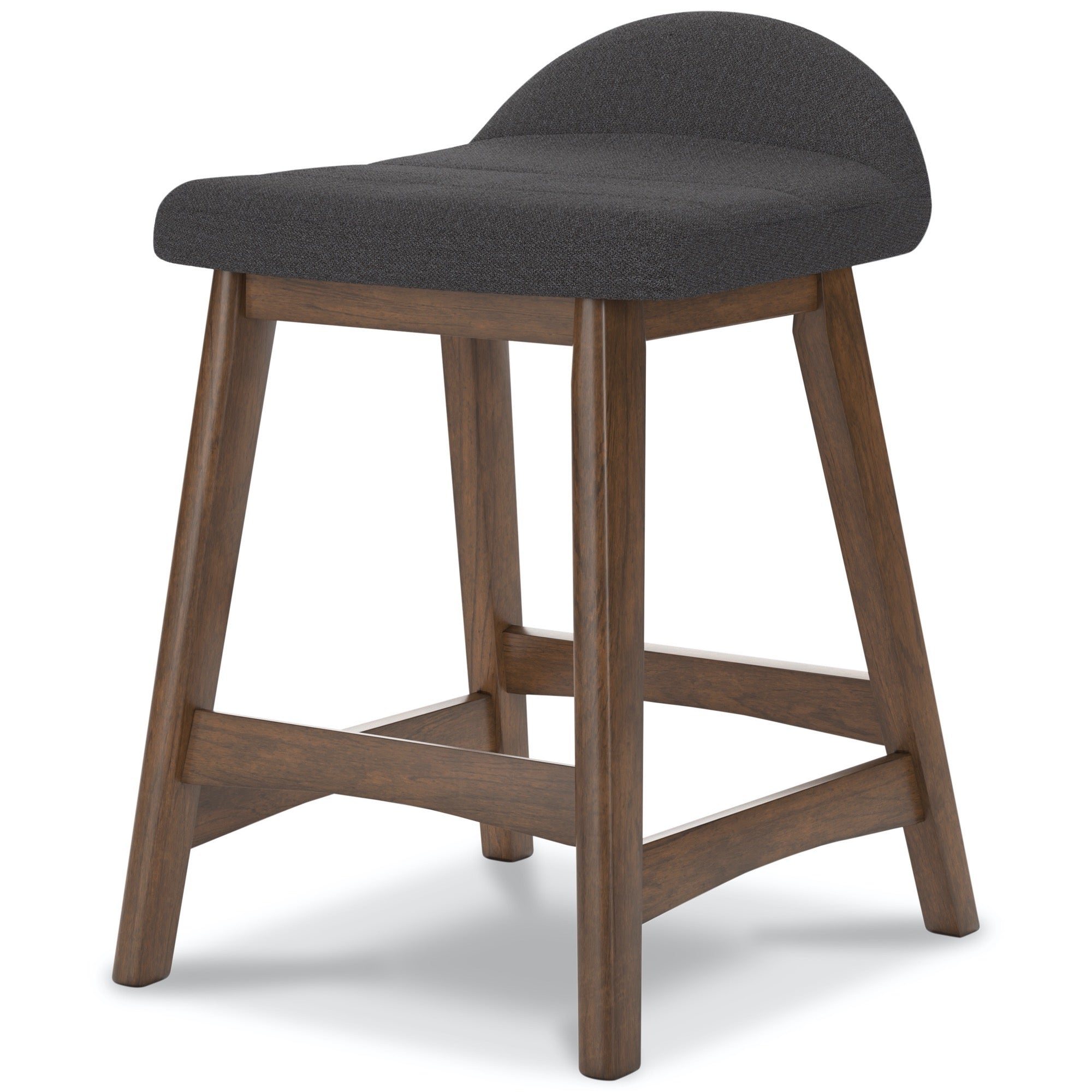 Lyncott Charcoal Counter Height Bar Stool (Set of 2) - Adams Furniture