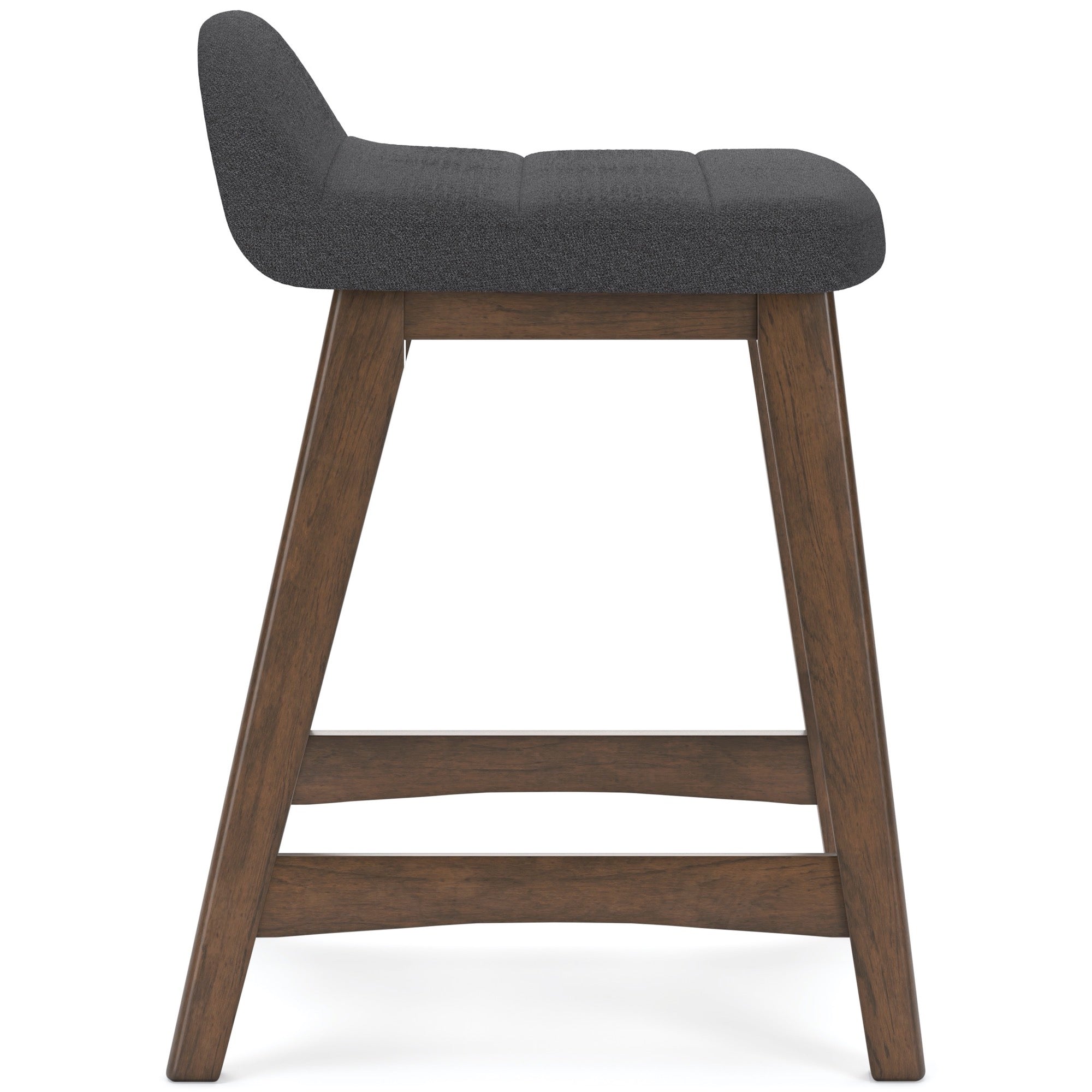 Lyncott Charcoal Counter Height Bar Stool (Set of 2) - Adams Furniture