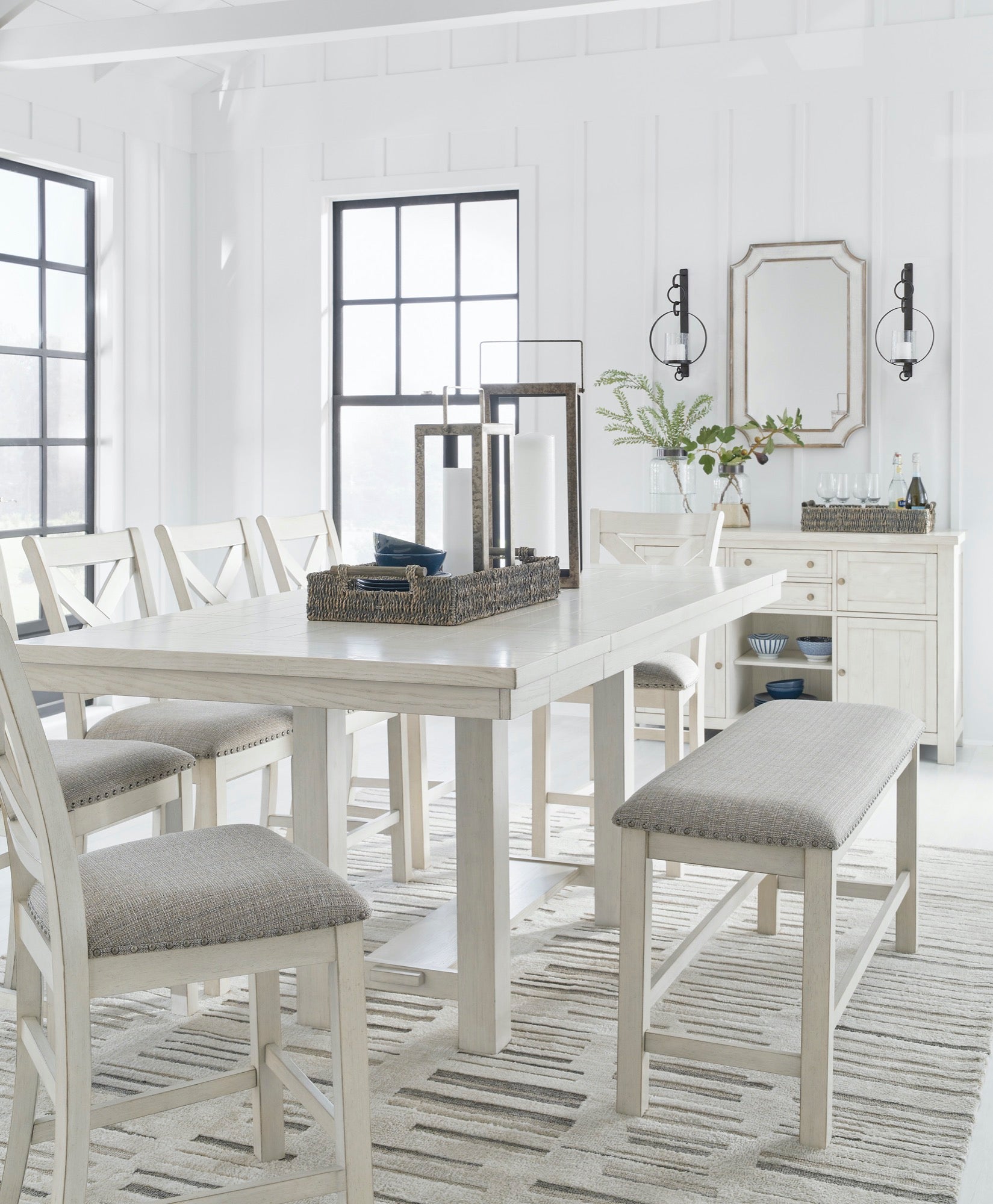 Adrian 6 Piece Counter Height Dining Set