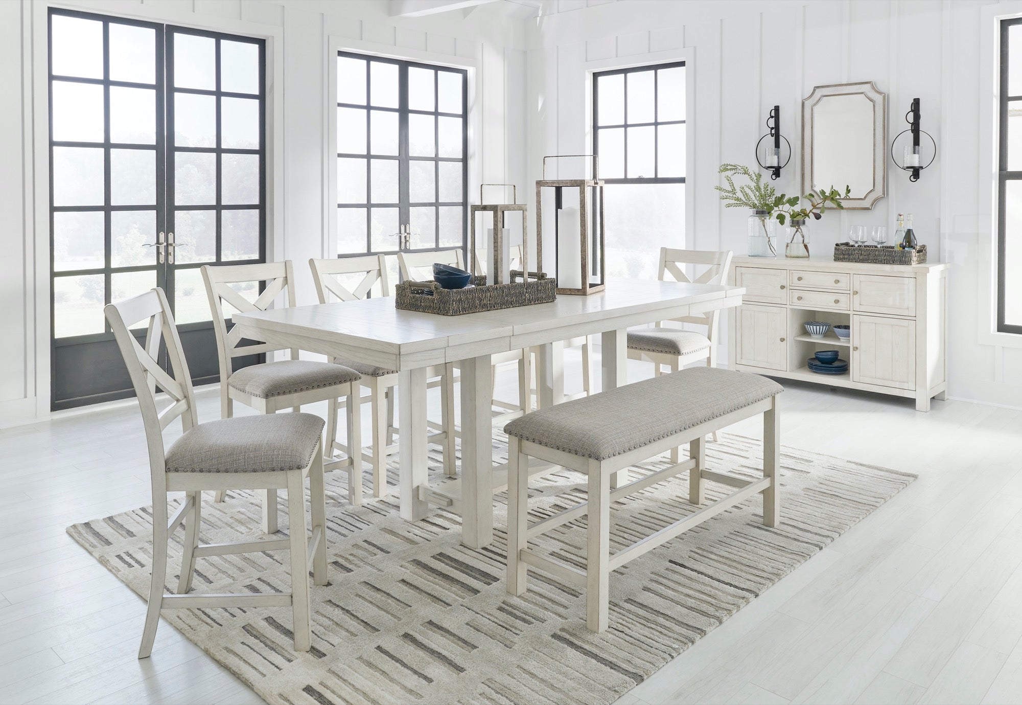 Adrian 6 Piece Counter Height Dining Set