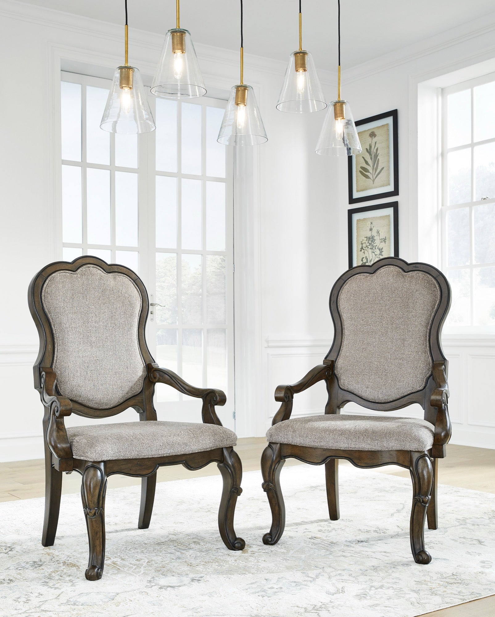 Gabriella Arm Chair (Set of 2) - Adams Furniture