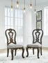 Gabriella 5 Piece Formal Dining Set - Adams Furniture