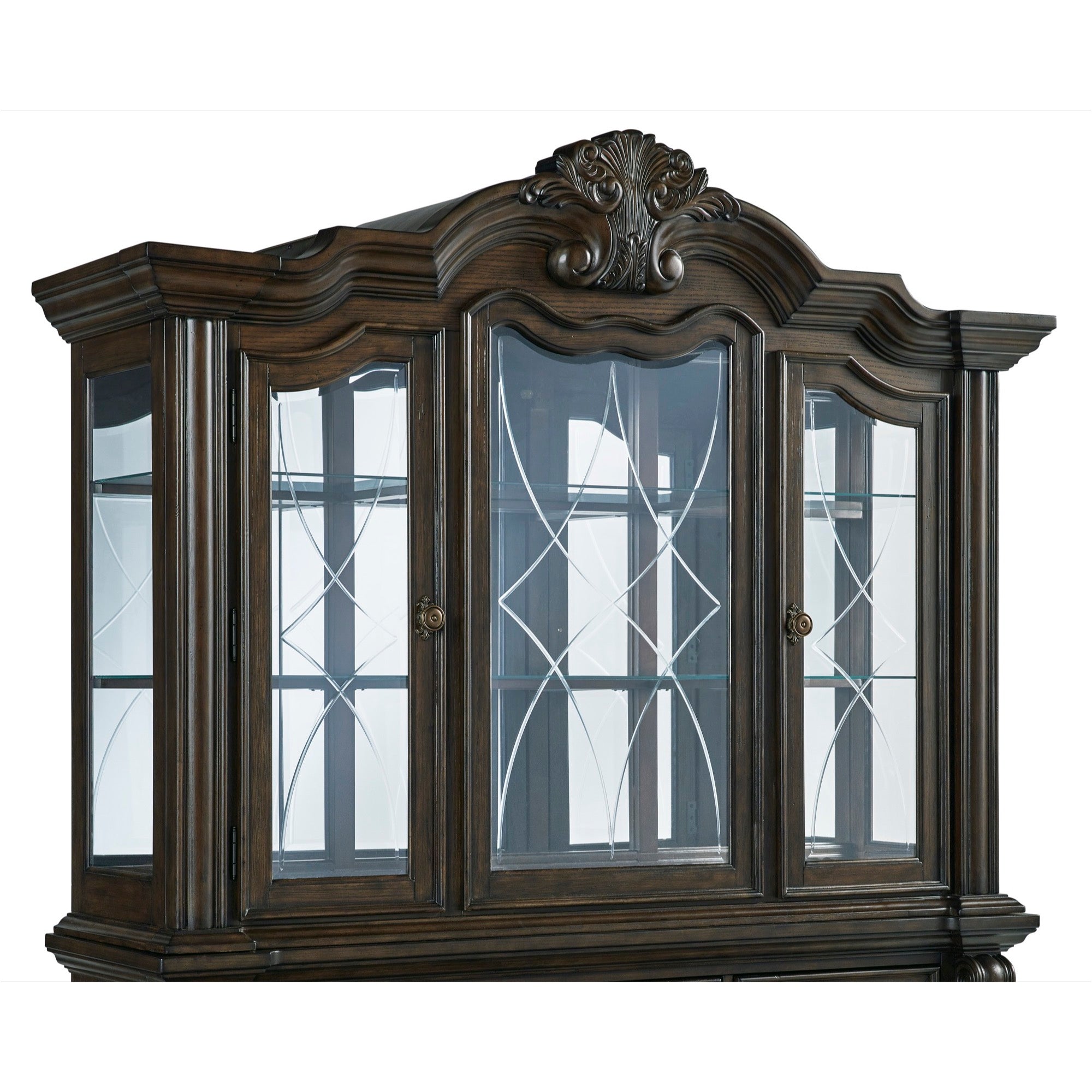 Gabriella 2 Piece China Cabinet - Adams Furniture