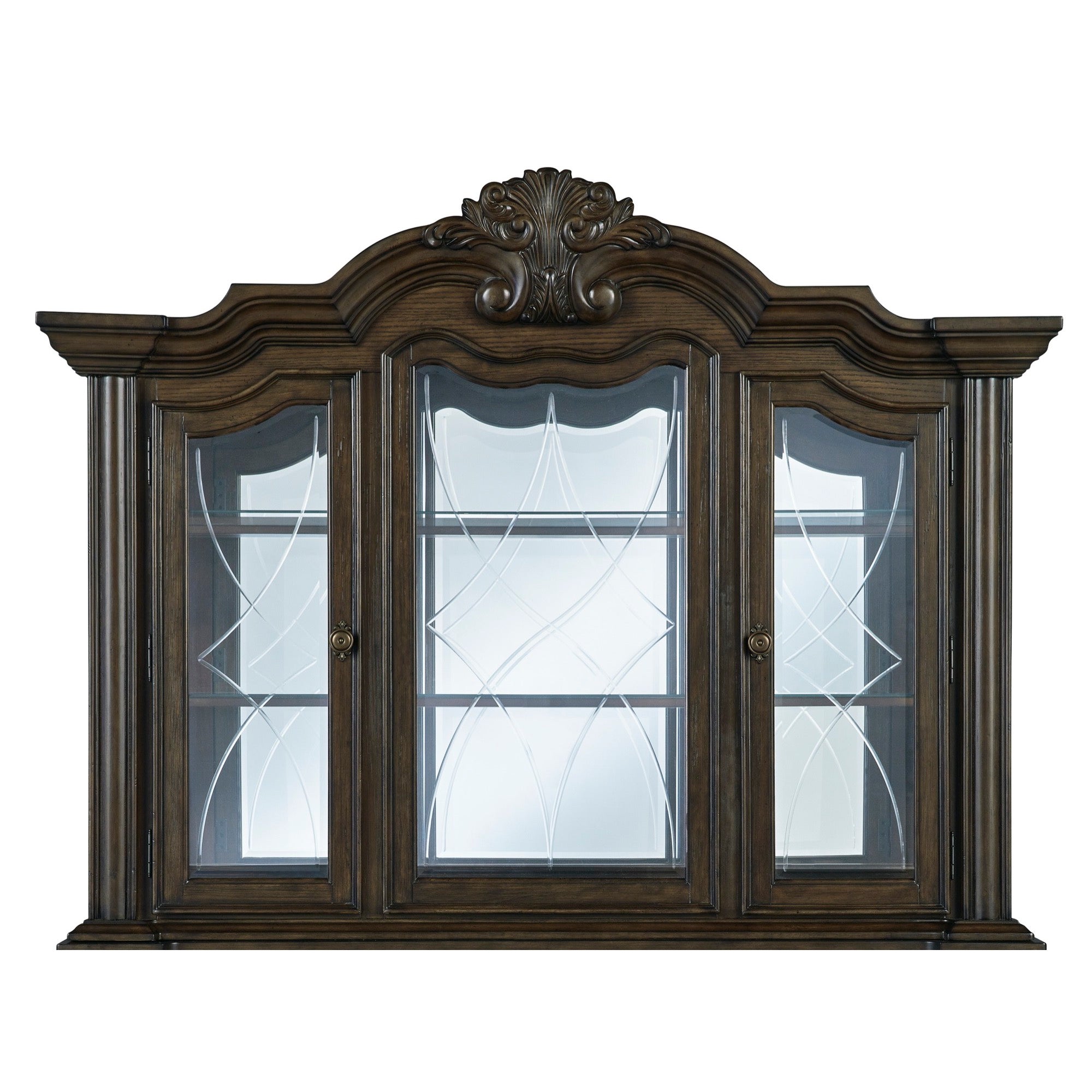 Gabriella 2 Piece China Cabinet - Adams Furniture