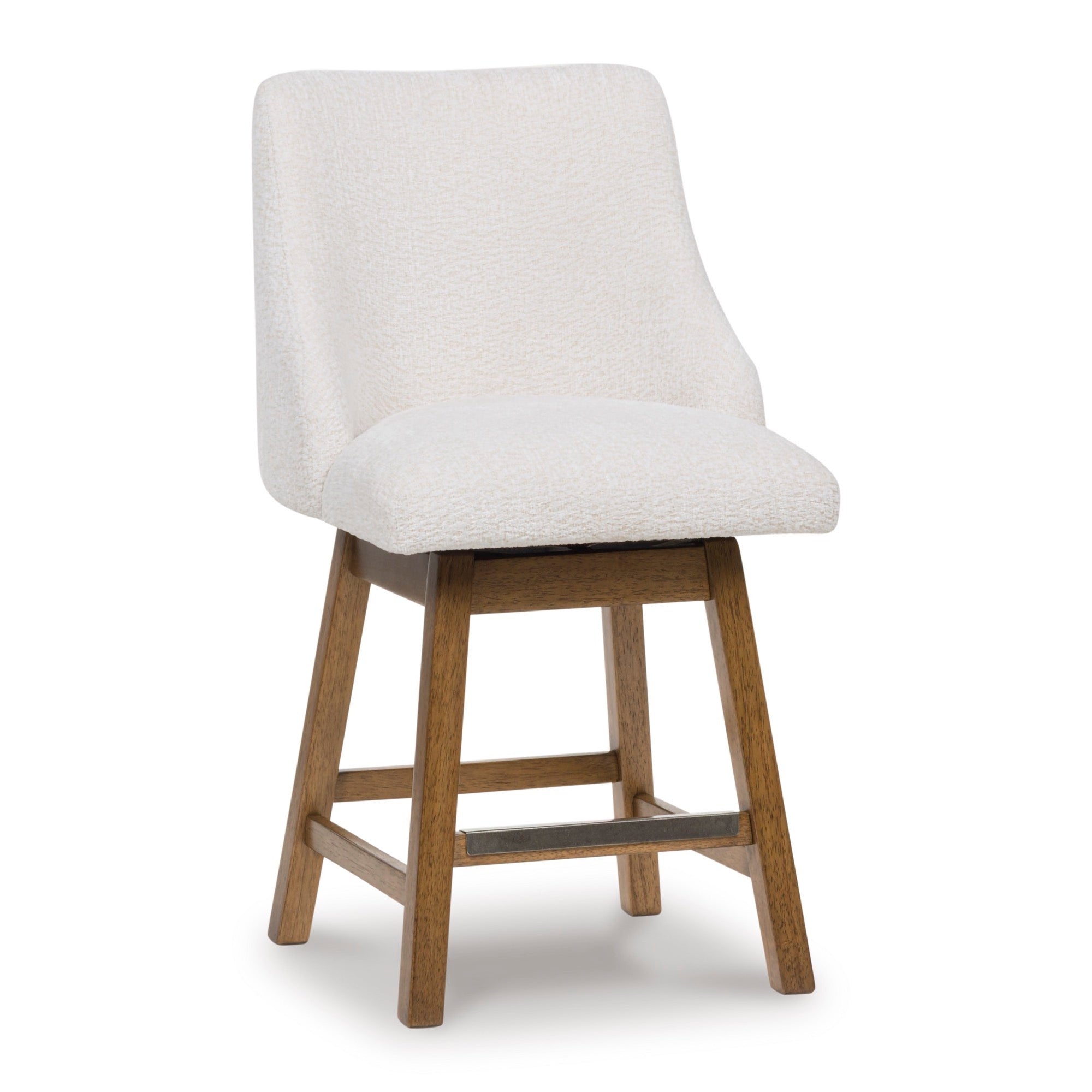Cameron Upholstered Swivel Barstool (Set of 2)