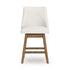 Cameron Upholstered Swivel Barstool (Set of 2)