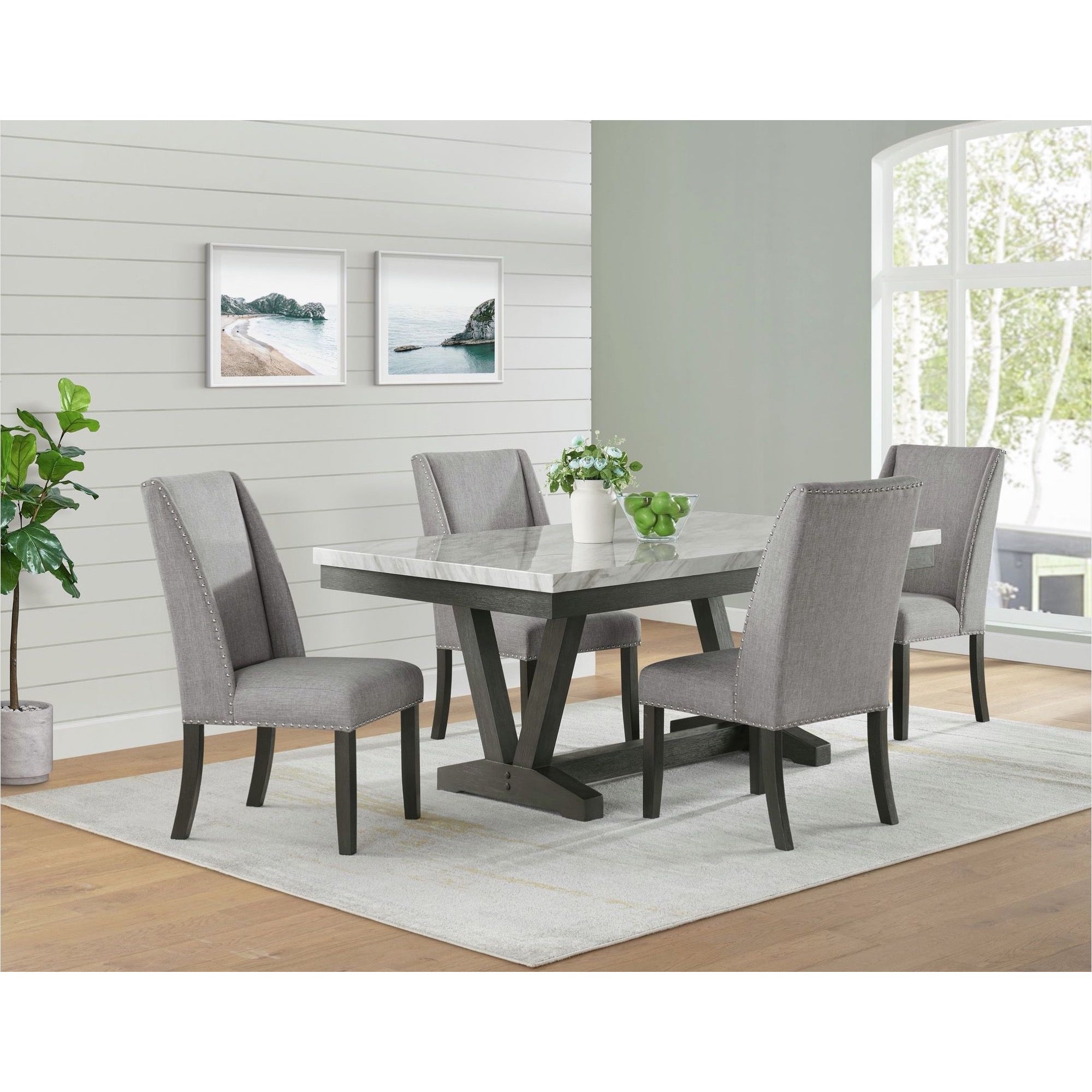 Everdeen 5 Piece Dining Set - Adams Furniture