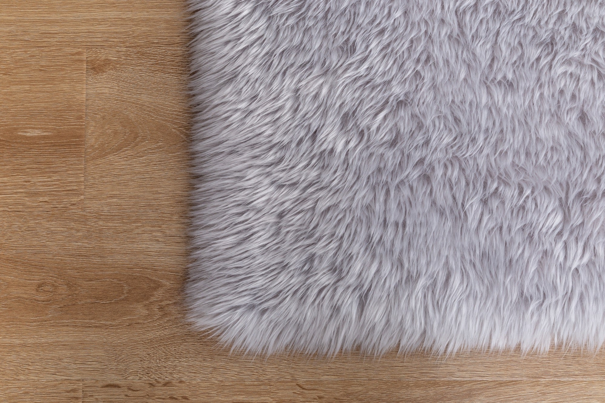Flokati Shag Grey 5x7 Area Rug - Adams Furniture