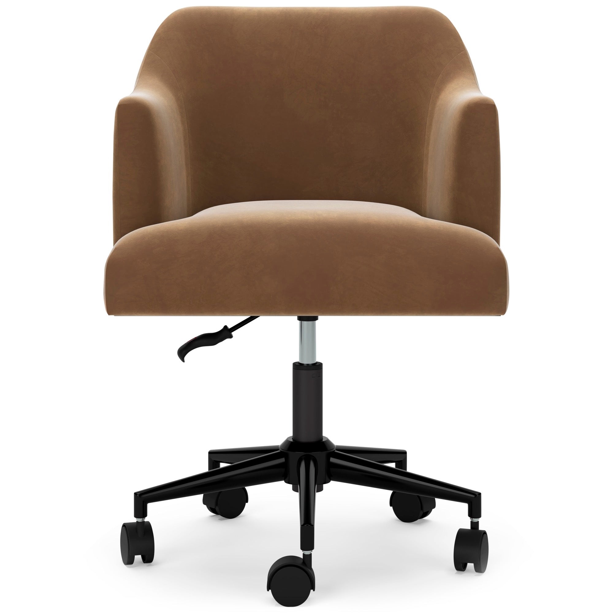 Contemporary Warm Brown Home Office Desk Chair - Adams Furniture