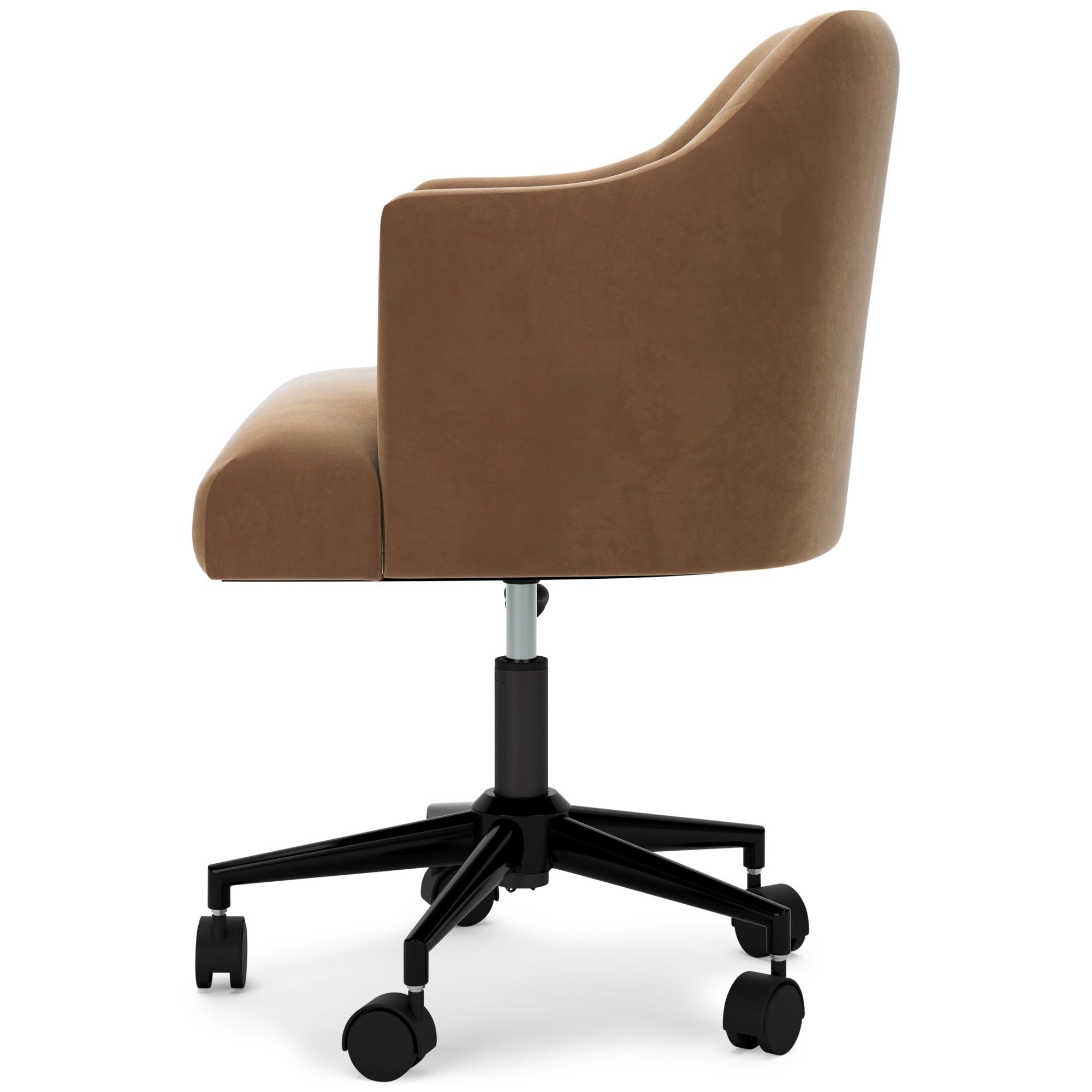 Contemporary Warm Brown Home Office Desk Chair - Adams Furniture