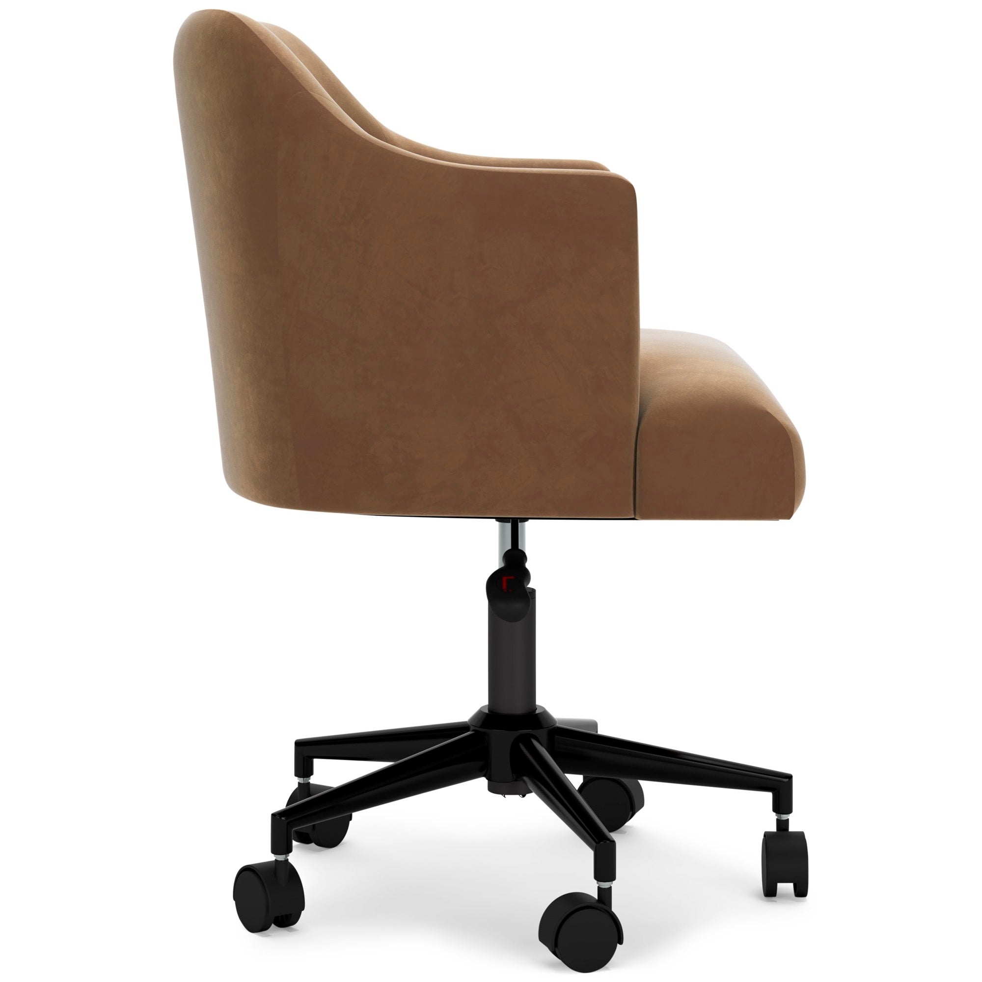 Contemporary Warm Brown Home Office Desk Chair - Adams Furniture