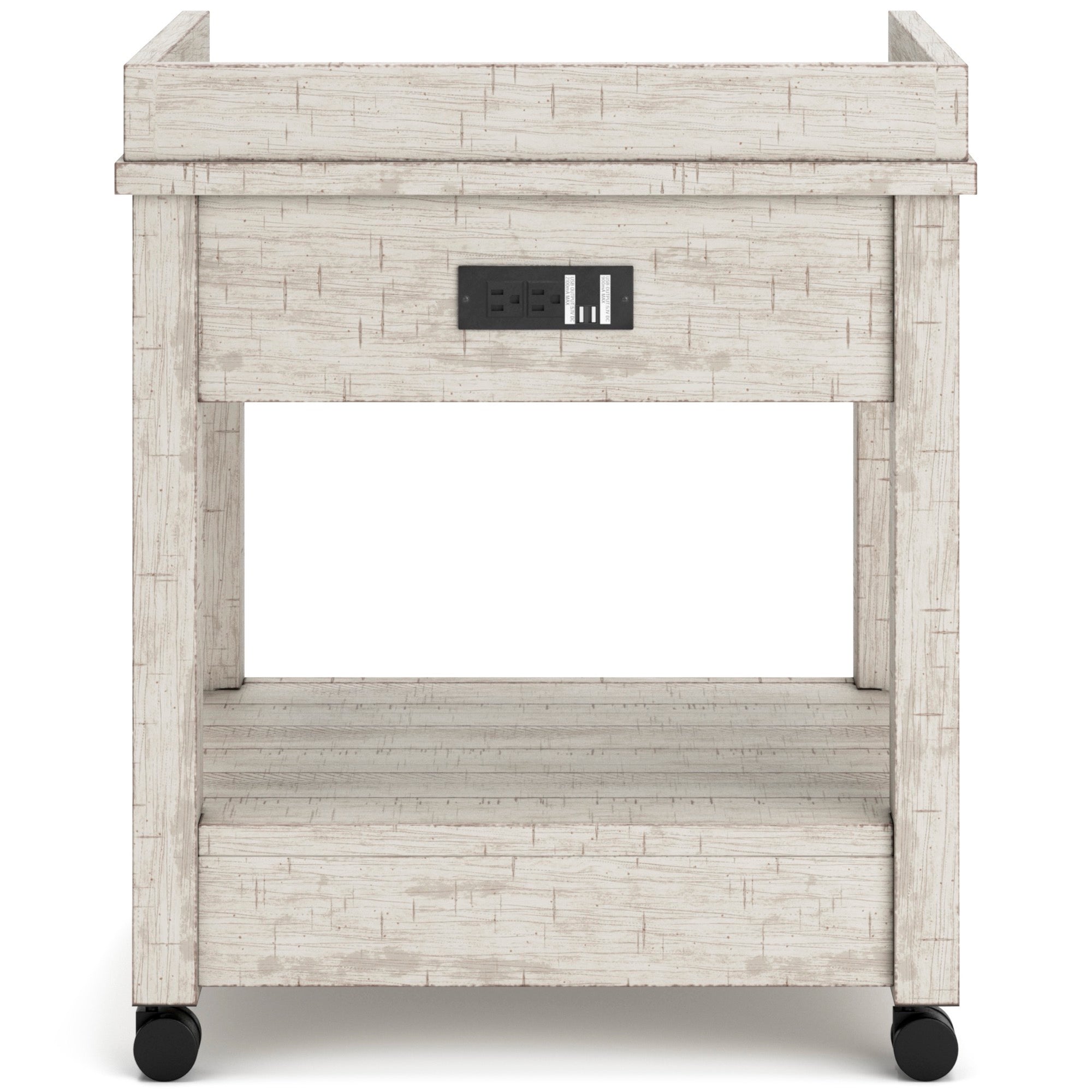 Whitewash Printer Stand