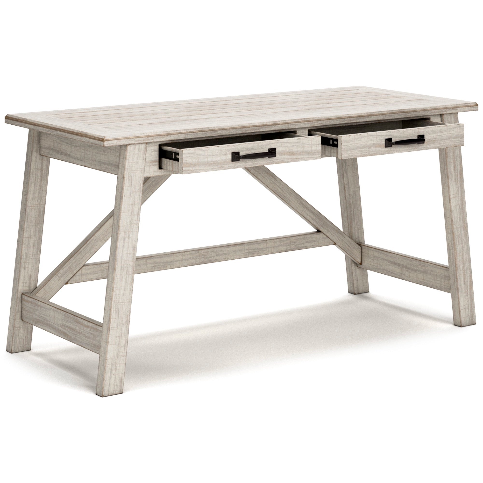 Whitewash Home Office Desk