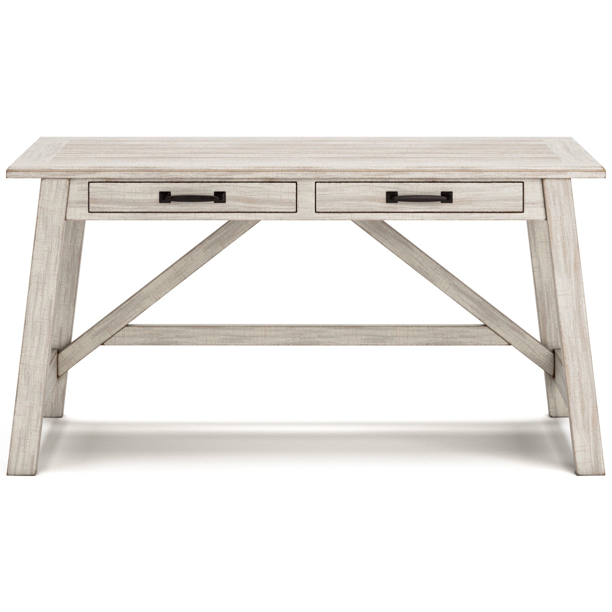 Whitewash Home Office Desk