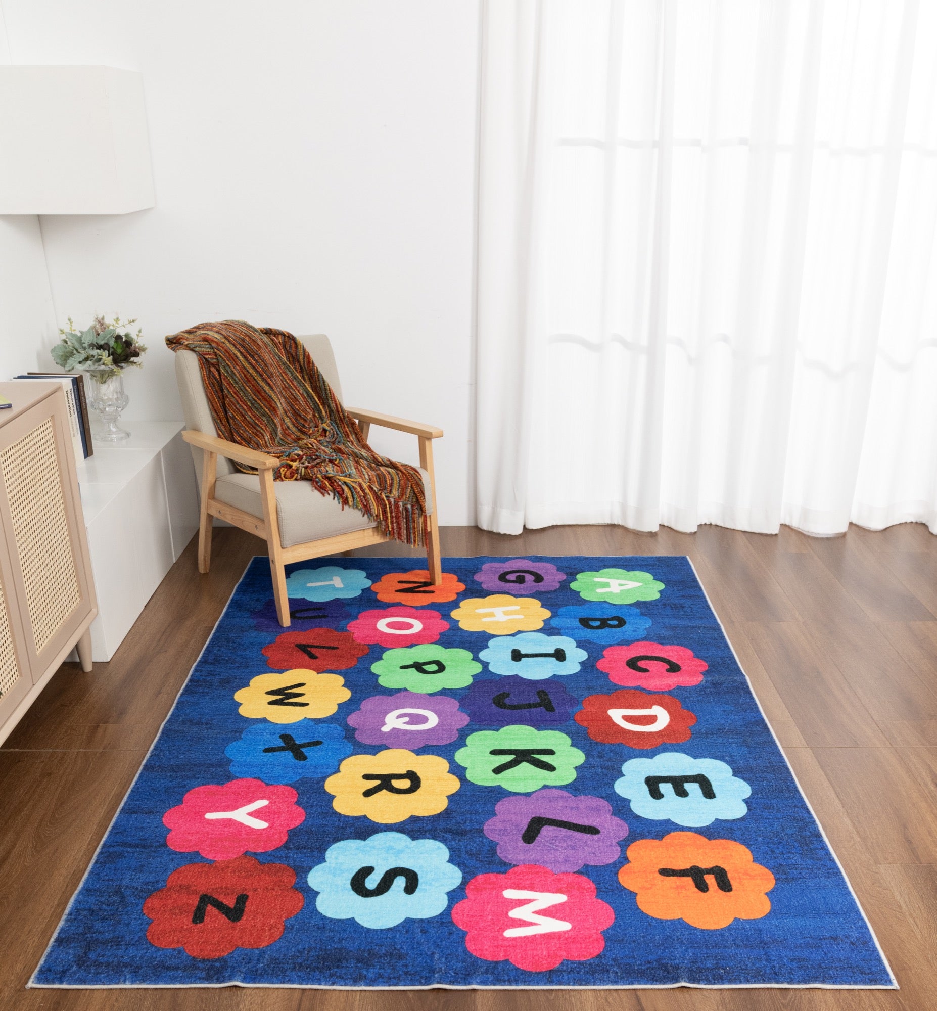 Kids Letters 5x7 Area Rug - Adams Furniture