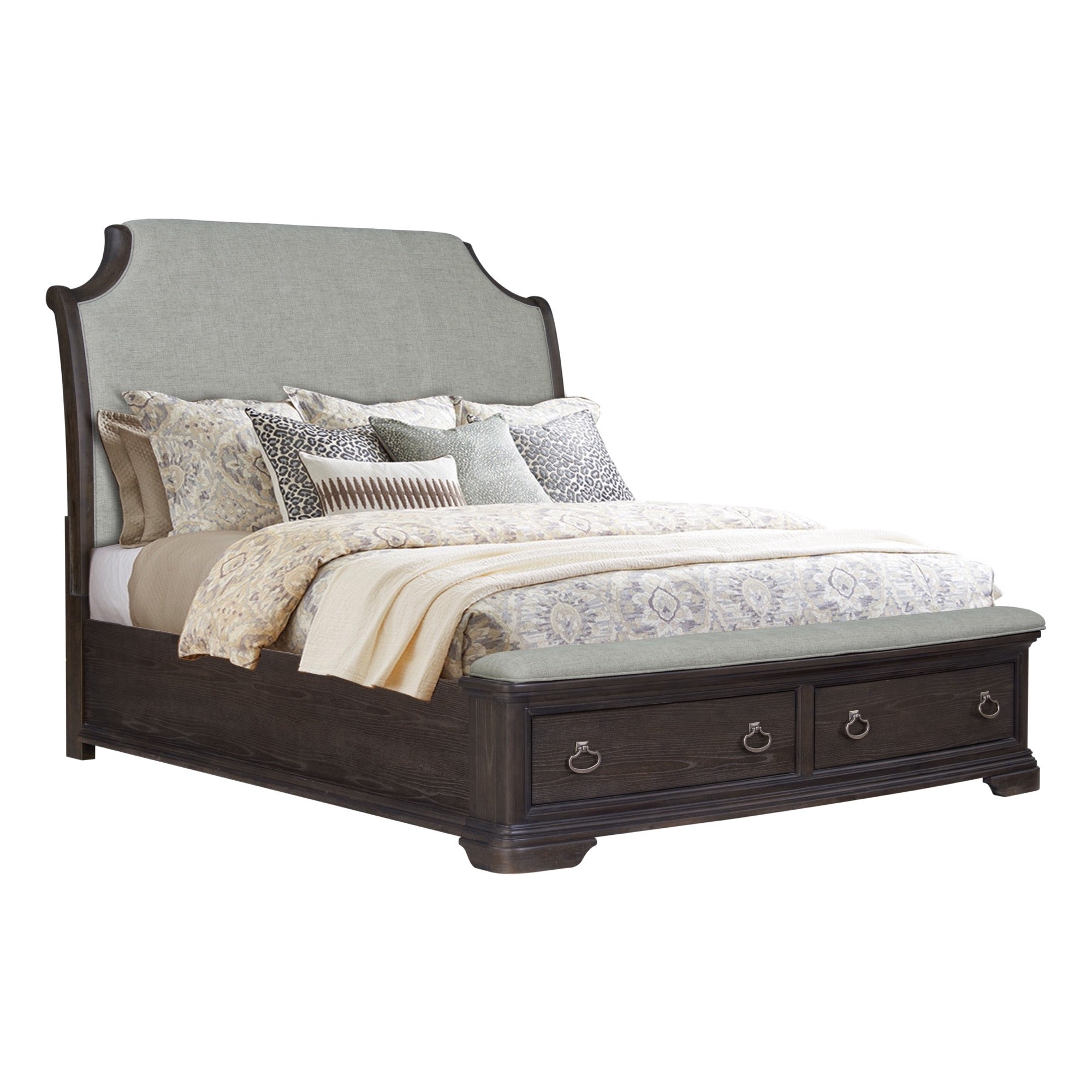 Lucy King 5 Piece Bedroom Set - Adams Furniture