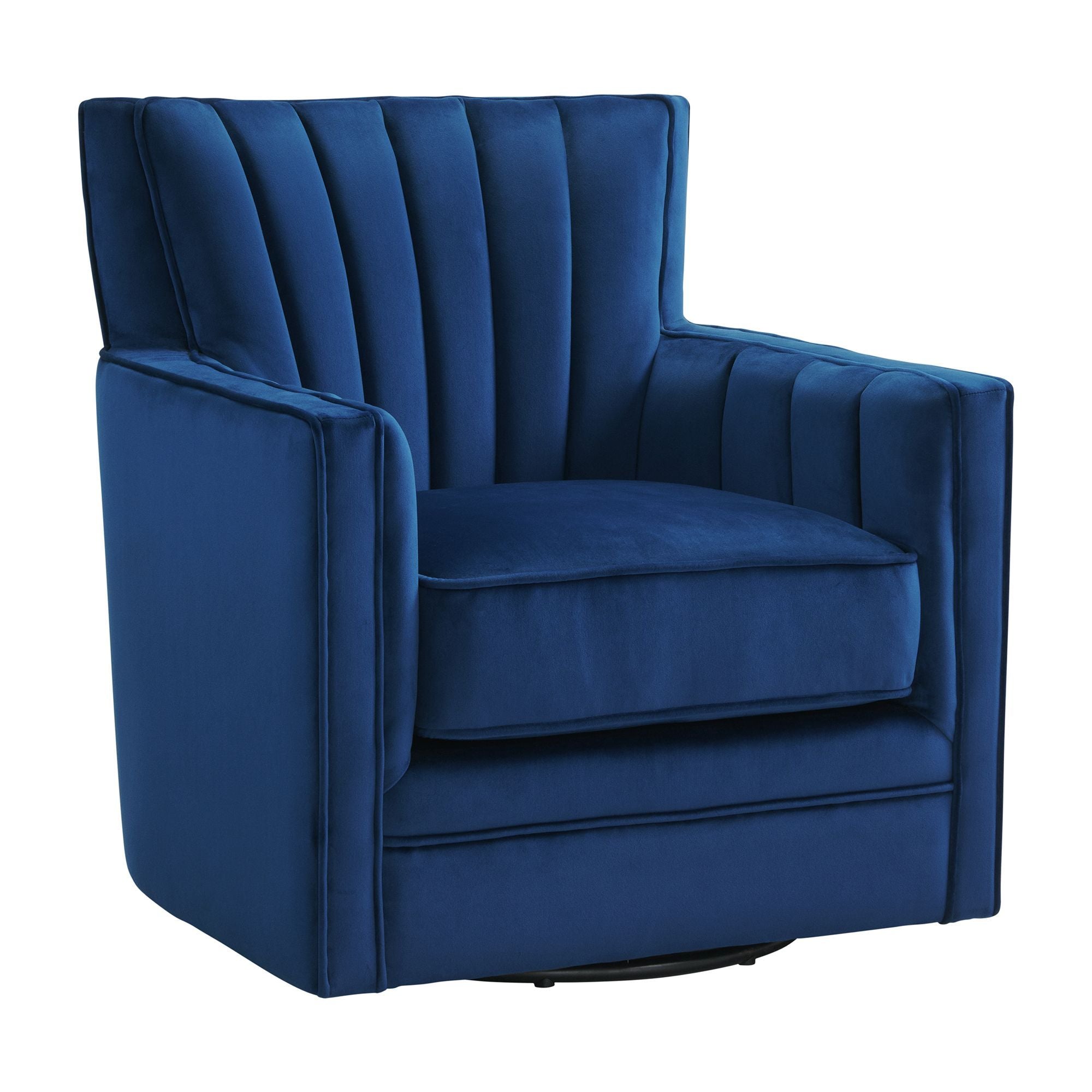 Royale Cobalt Swivel Chair