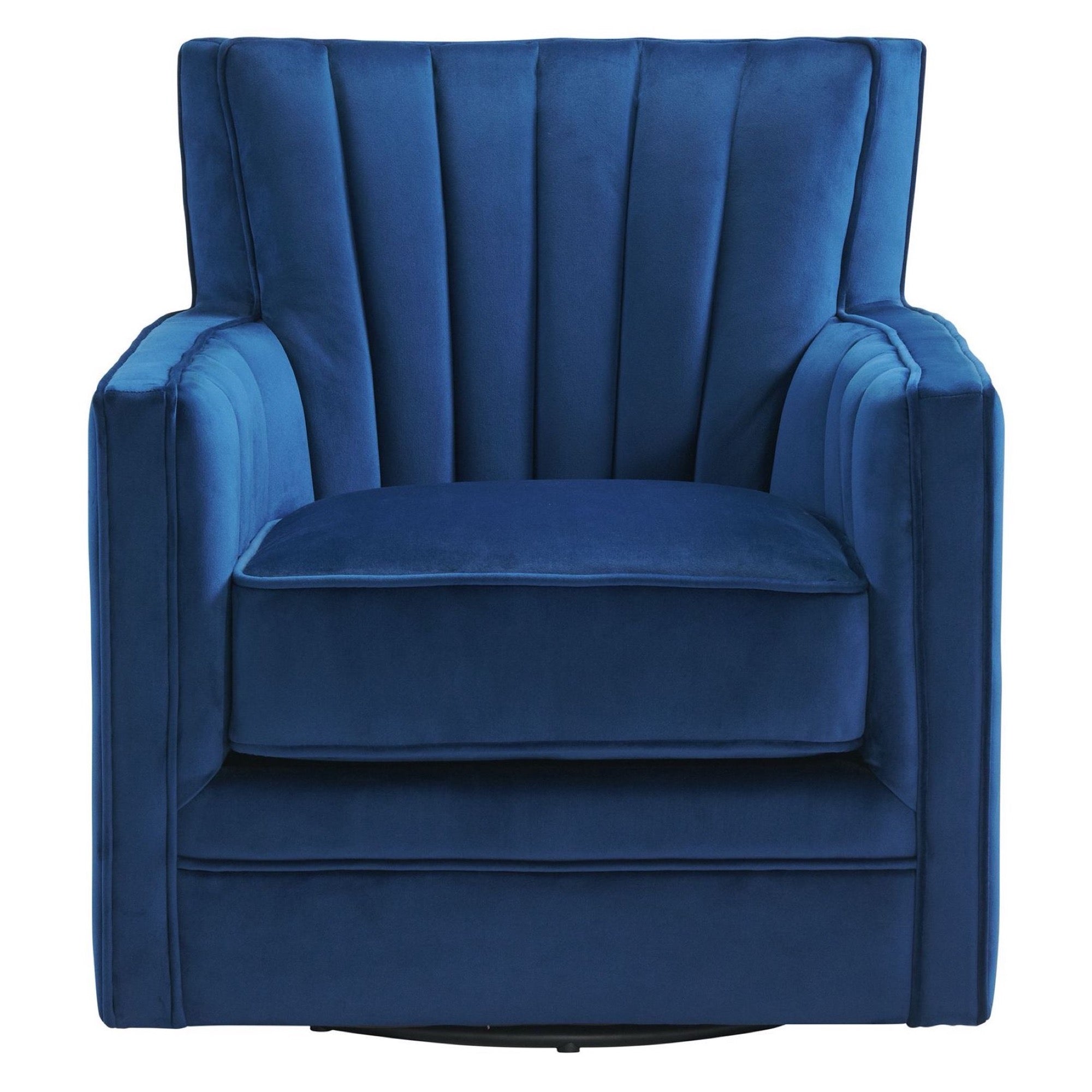 Loden Swivel Chair in Royale Cobalt