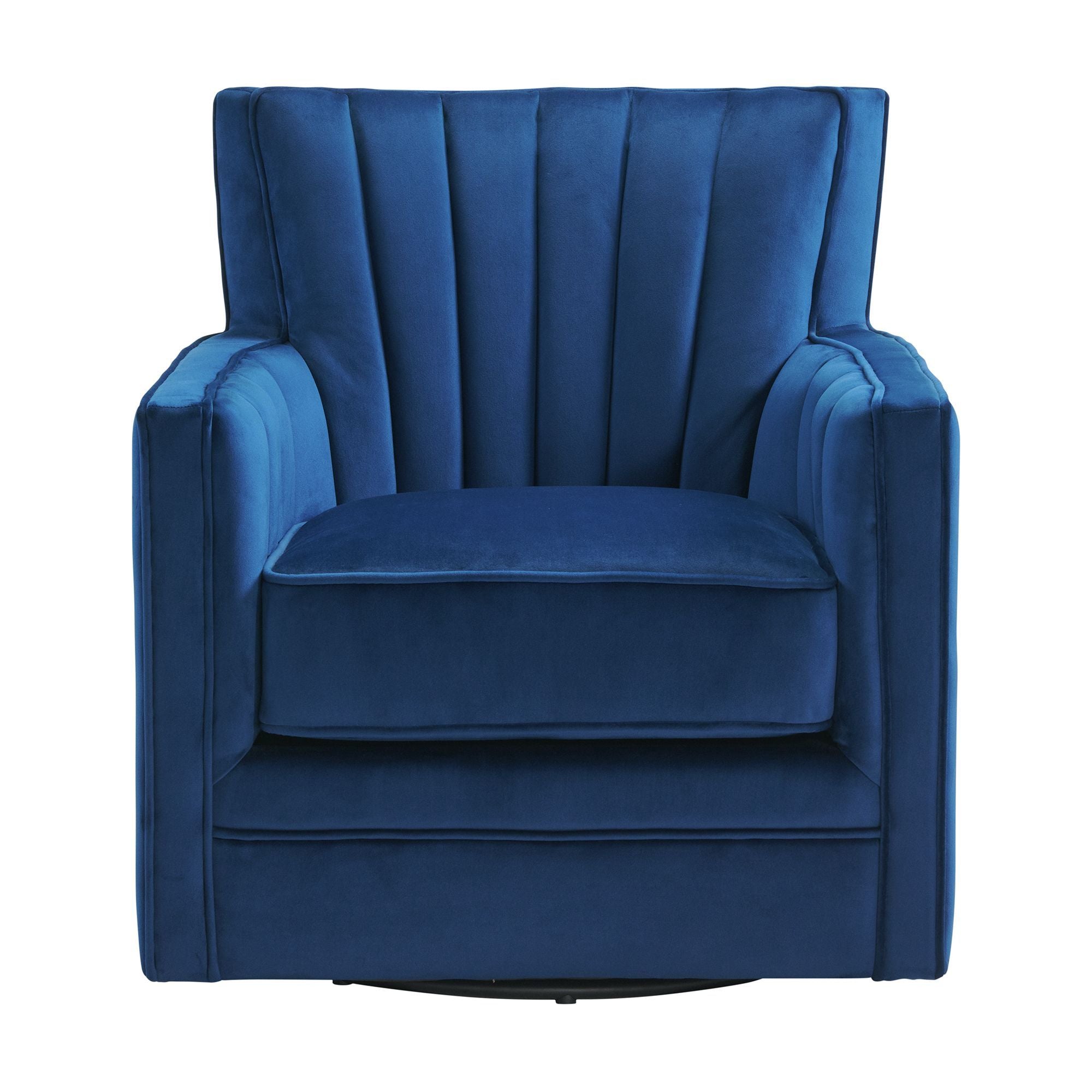 Royale Cobalt Swivel Chair