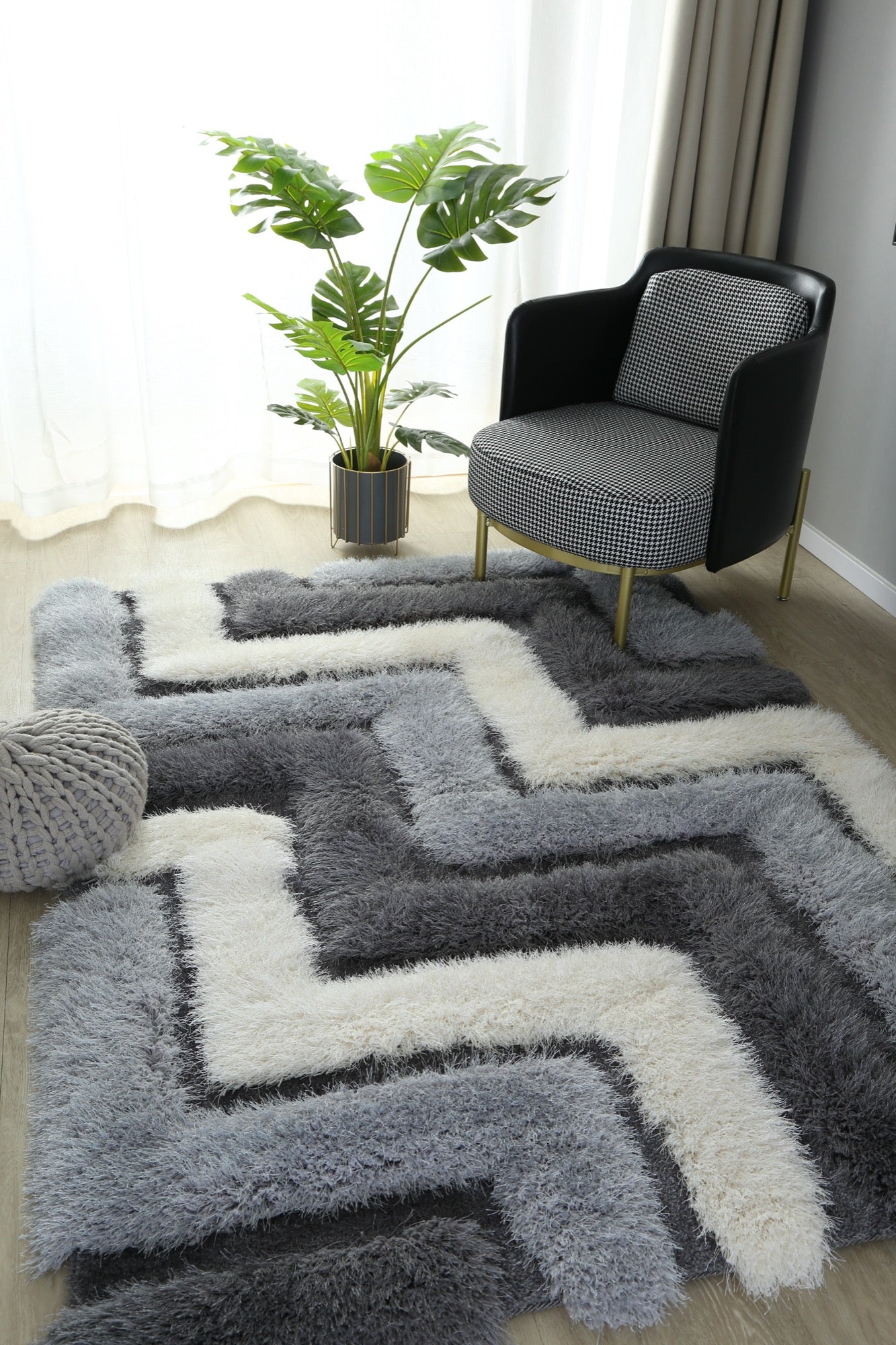 Shag 8x10 Area Rug - Adams Furniture