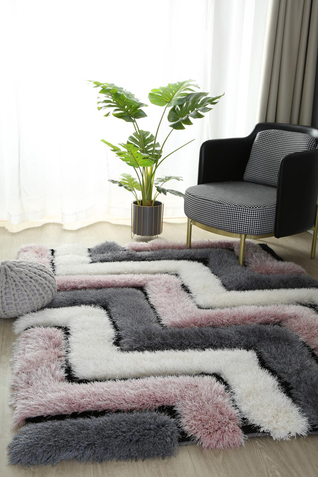 3D Shag 8X10 Area Rug - Adams Furniture