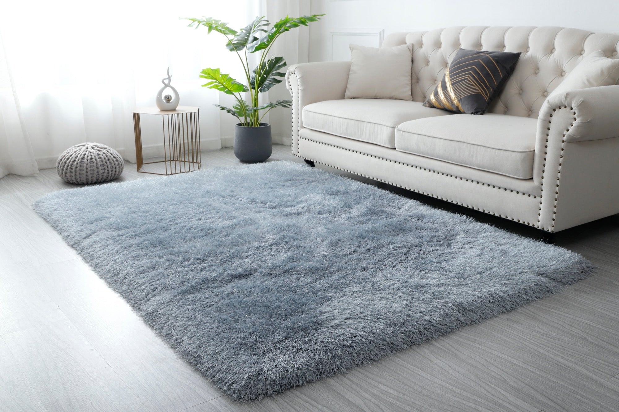 Manhattan Grey 8x10 Area Rug - Adams Furniture