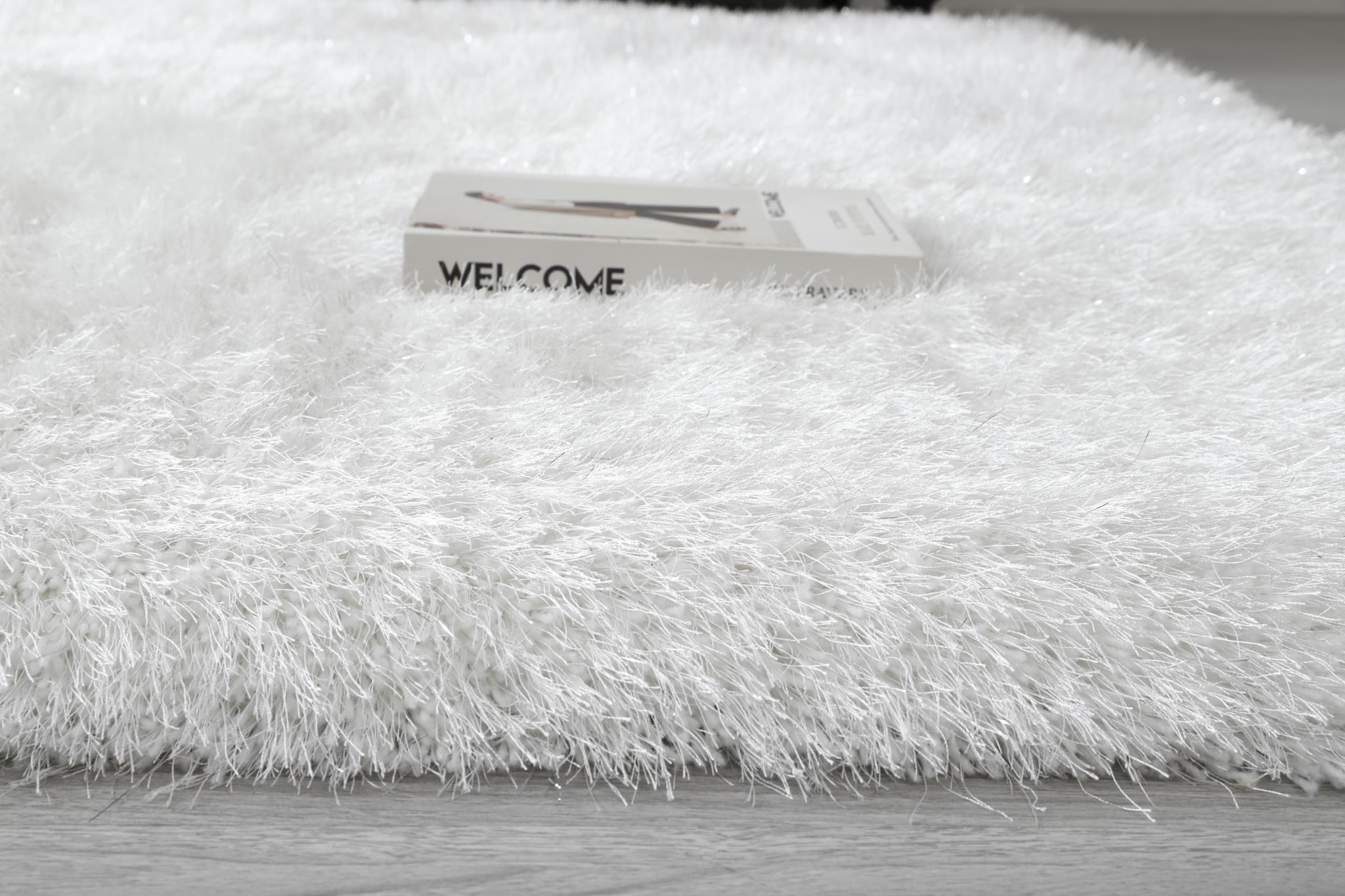 Manhattan White 8X10 Area Rug - Adams Furniture