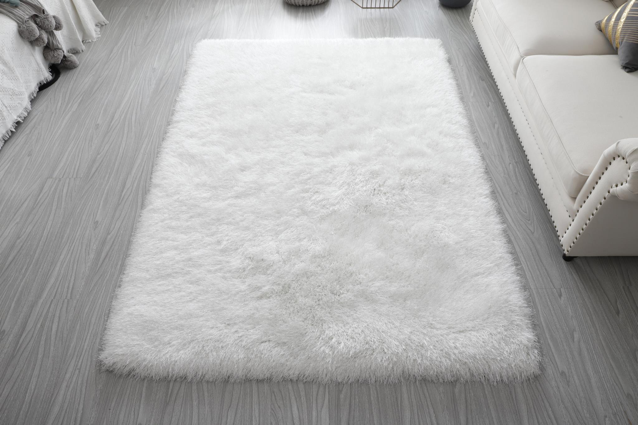 Manhattan White 8X10 Area Rug - Adams Furniture