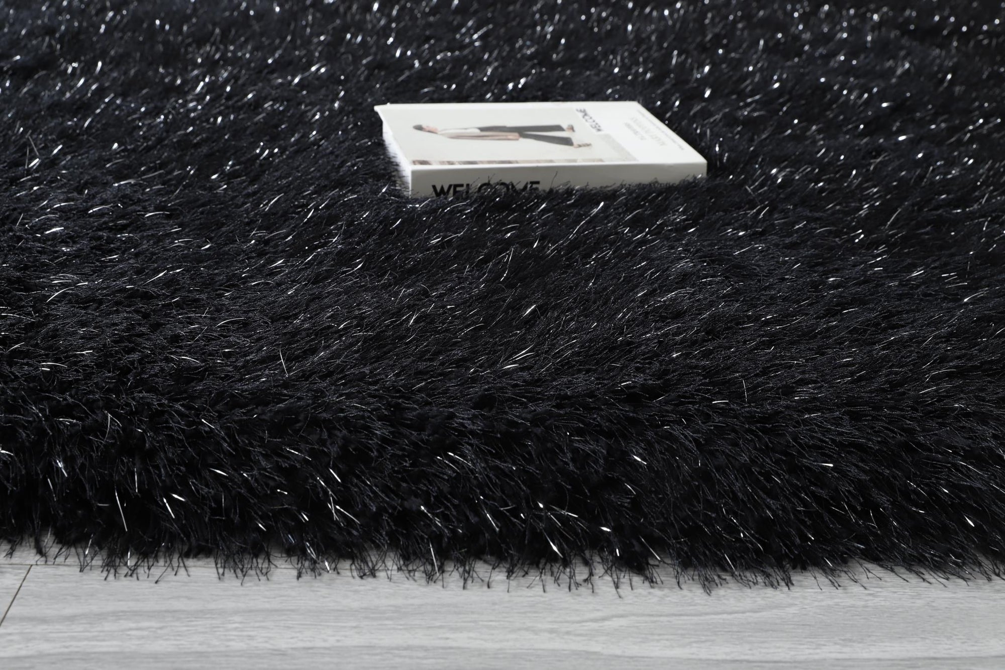 Manhattan Black 8X10 Area Rug - Adams Furniture