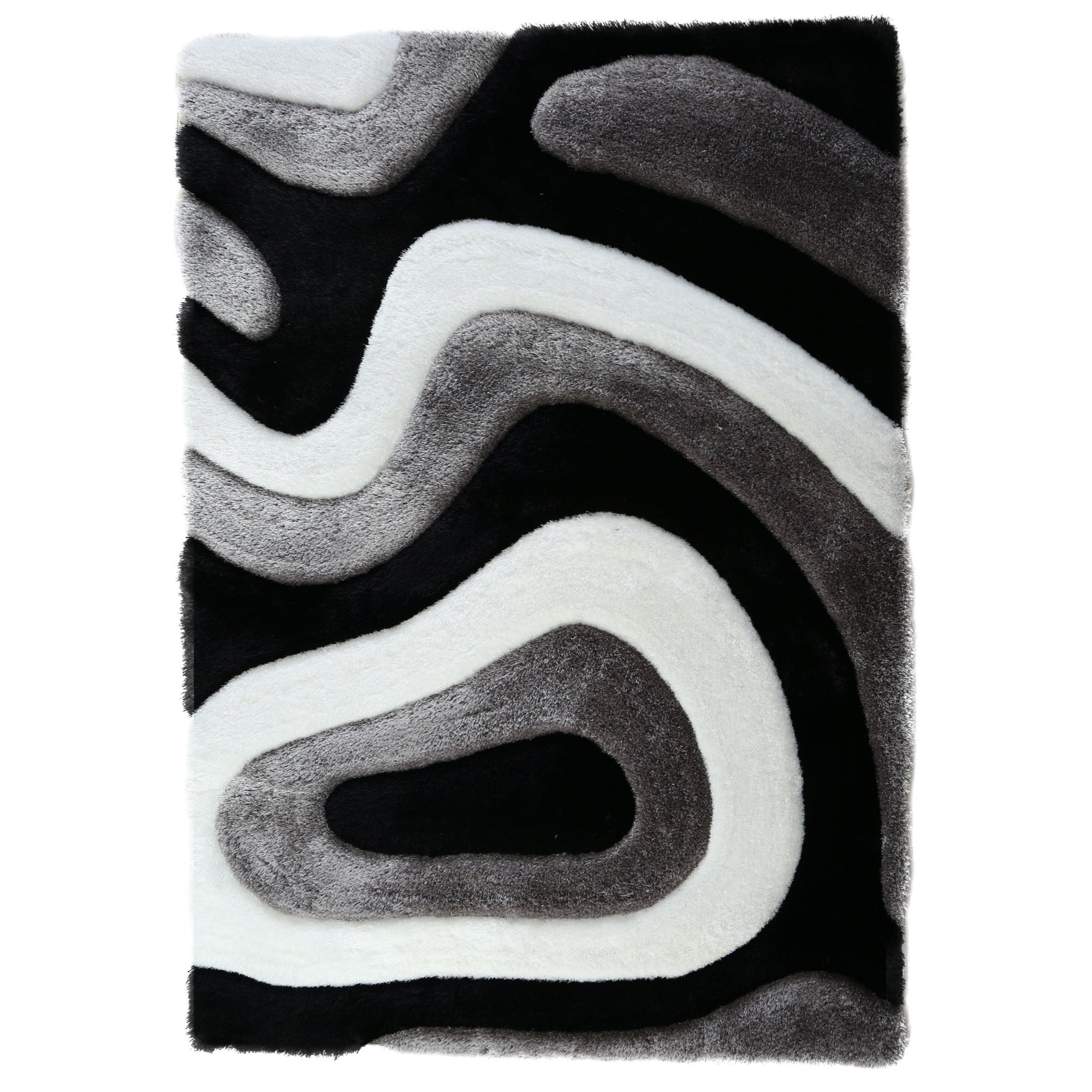 Mateos Shag 8x10 Area Rug - Adams Furniture