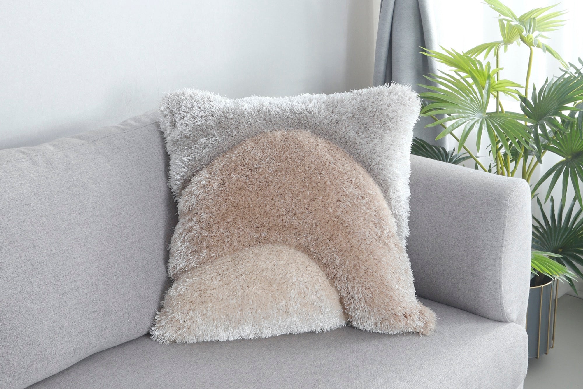 Mateos Beige Pillow - Adams Furniture