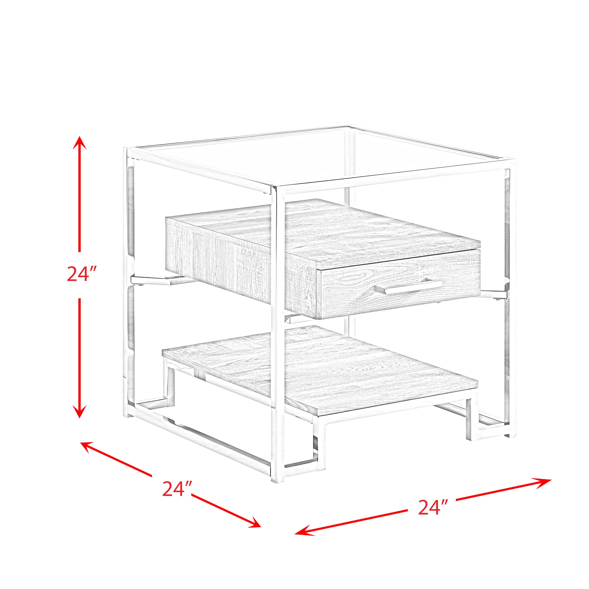 Matrix End Table - Adams Furniture