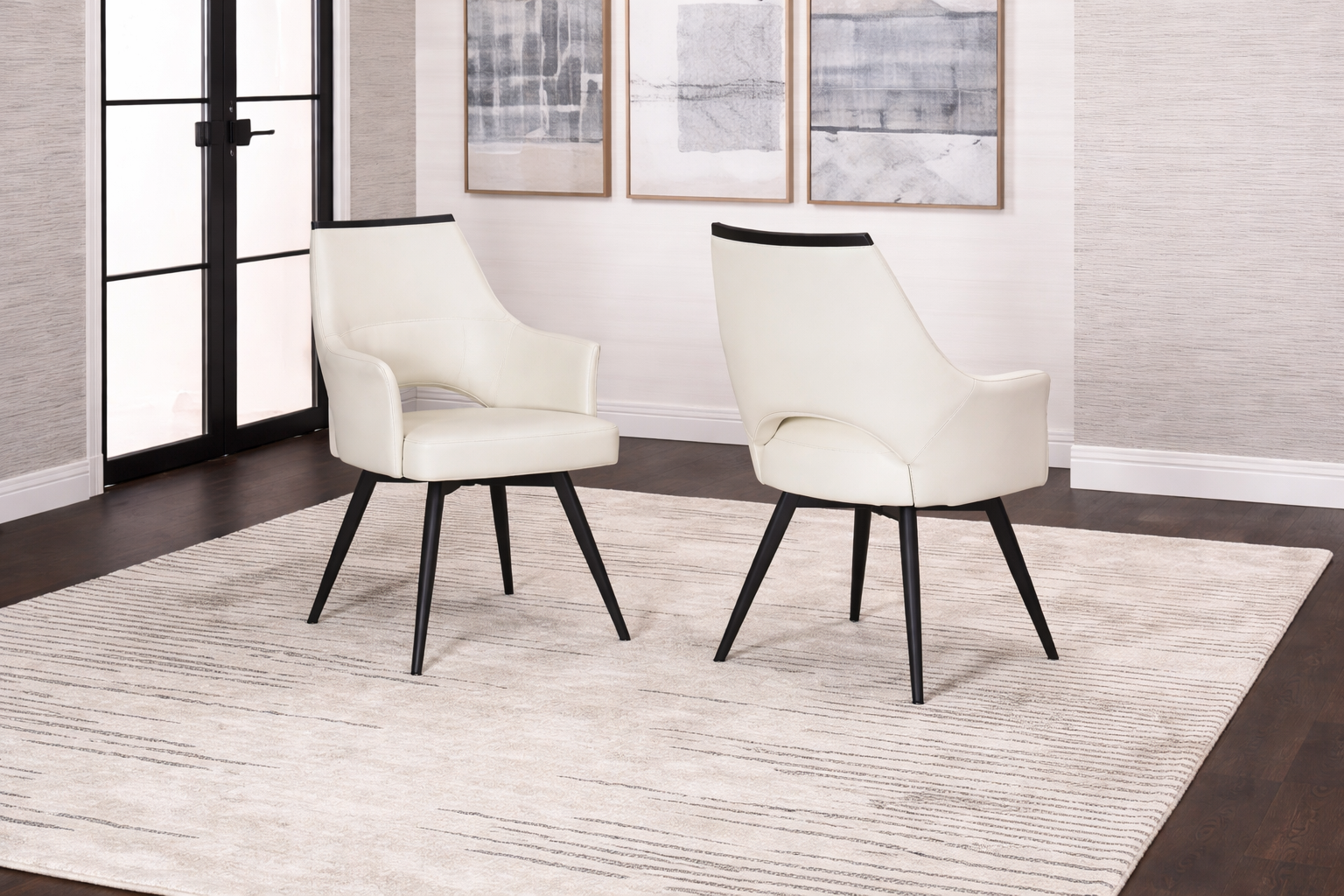 Cora 5 Piece Sintered Stone Dining Set