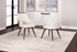 Cora White Swivel Dining Chair - Adams Furniture