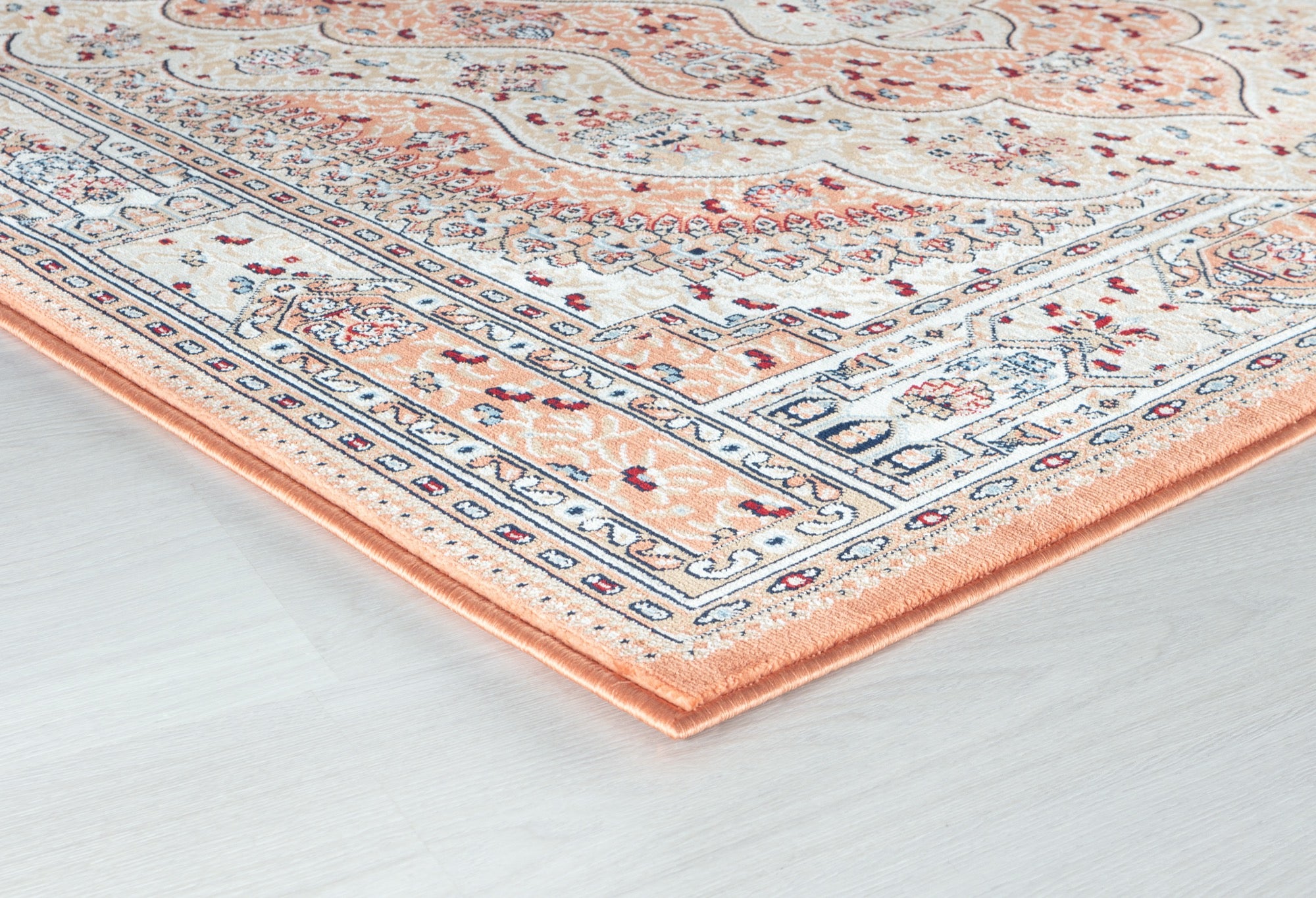 Prime Multi Color Orange 8x11 Area Rug - Adams Furniture