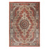 Prime Multi Color Orange 5x8 Area Rug