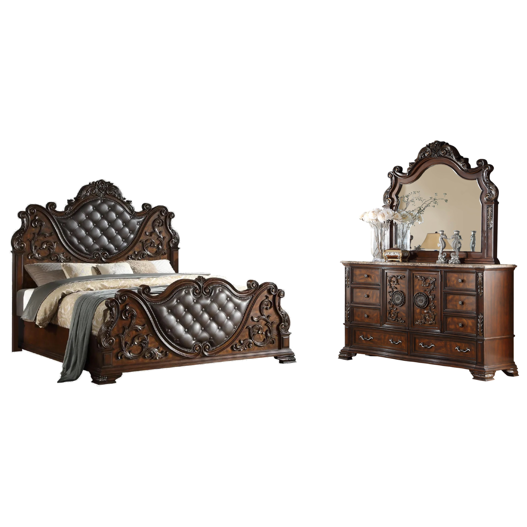 Santa Monica King 3 Piece Bedroom Set