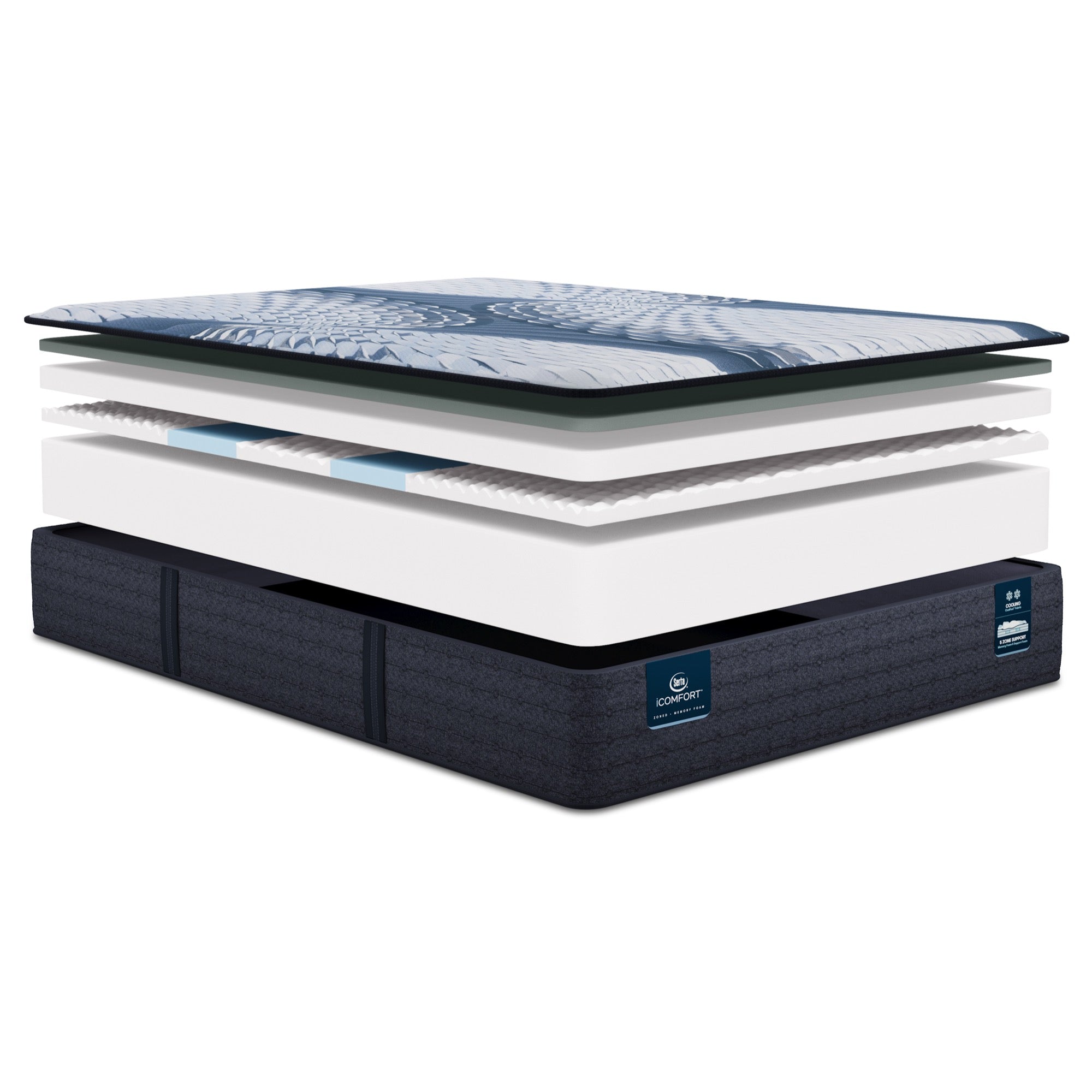 Serta iComfort Elana Firm King Mattress - Adams Furniture